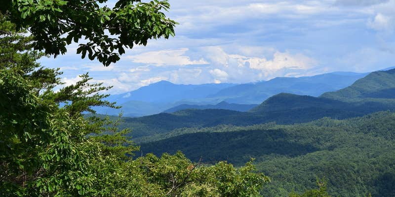 Camper submitted image from Blood Mountain Shelter on the Appalachian Trail