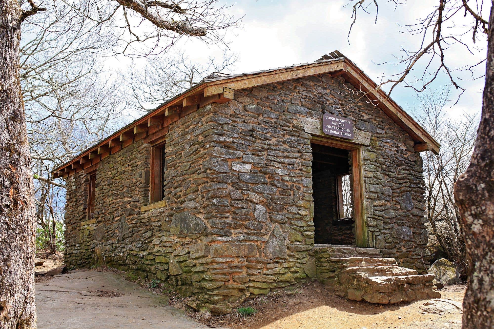 Camper-submitted photo at Blood Mountain Shelter on the Appalachian Trail near Sautee Nacoochee, GA