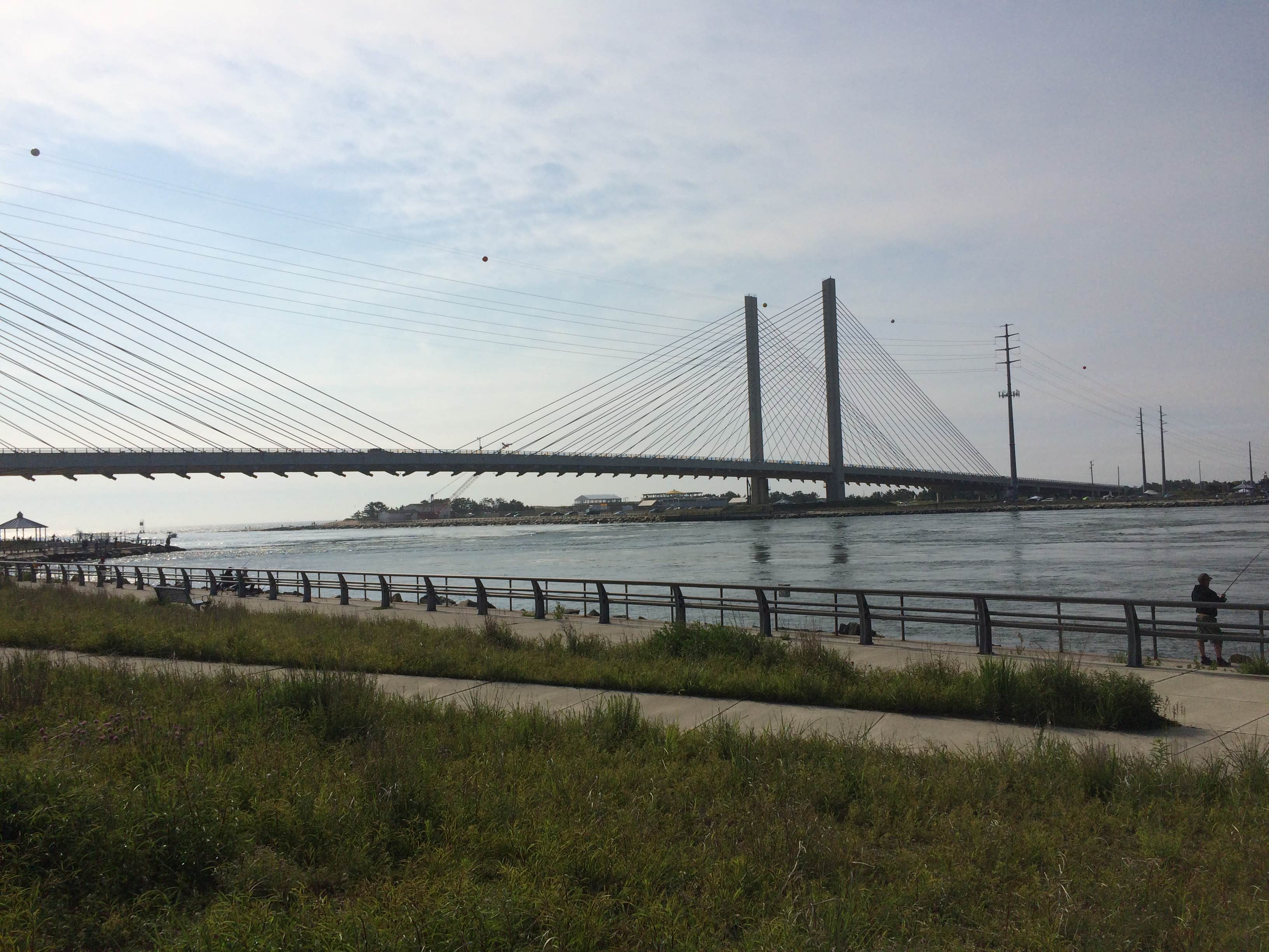 Bridge looking toward south side beach area