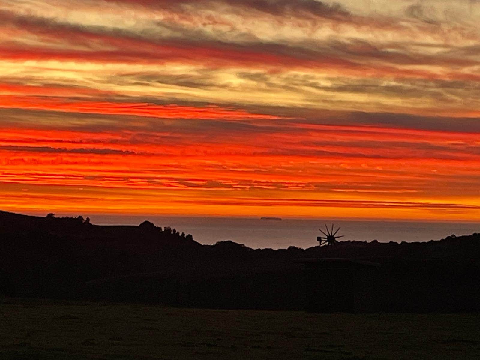 Camping near SkyWanda Sanctuary: Bear Gulch Hideaway, "The Ridge.", San Gregorio, California
