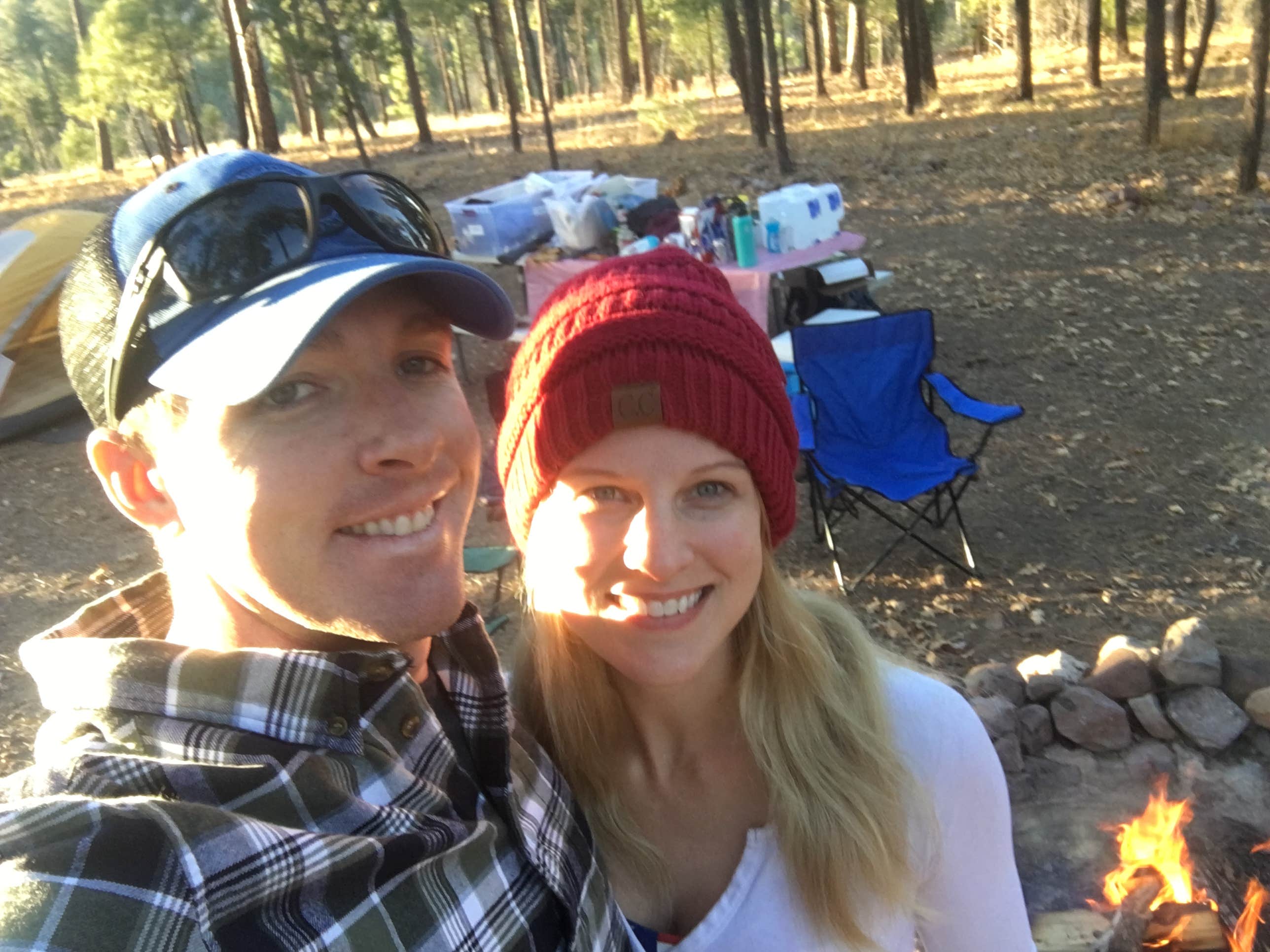 Kim and Spence S.'s photo of a dispersed camping area at Valentine Ridge Campground near Young, AZ