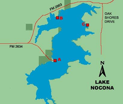 Camping near Summers’ Place: Lake Nocona Boondocking, Bowie, Texas