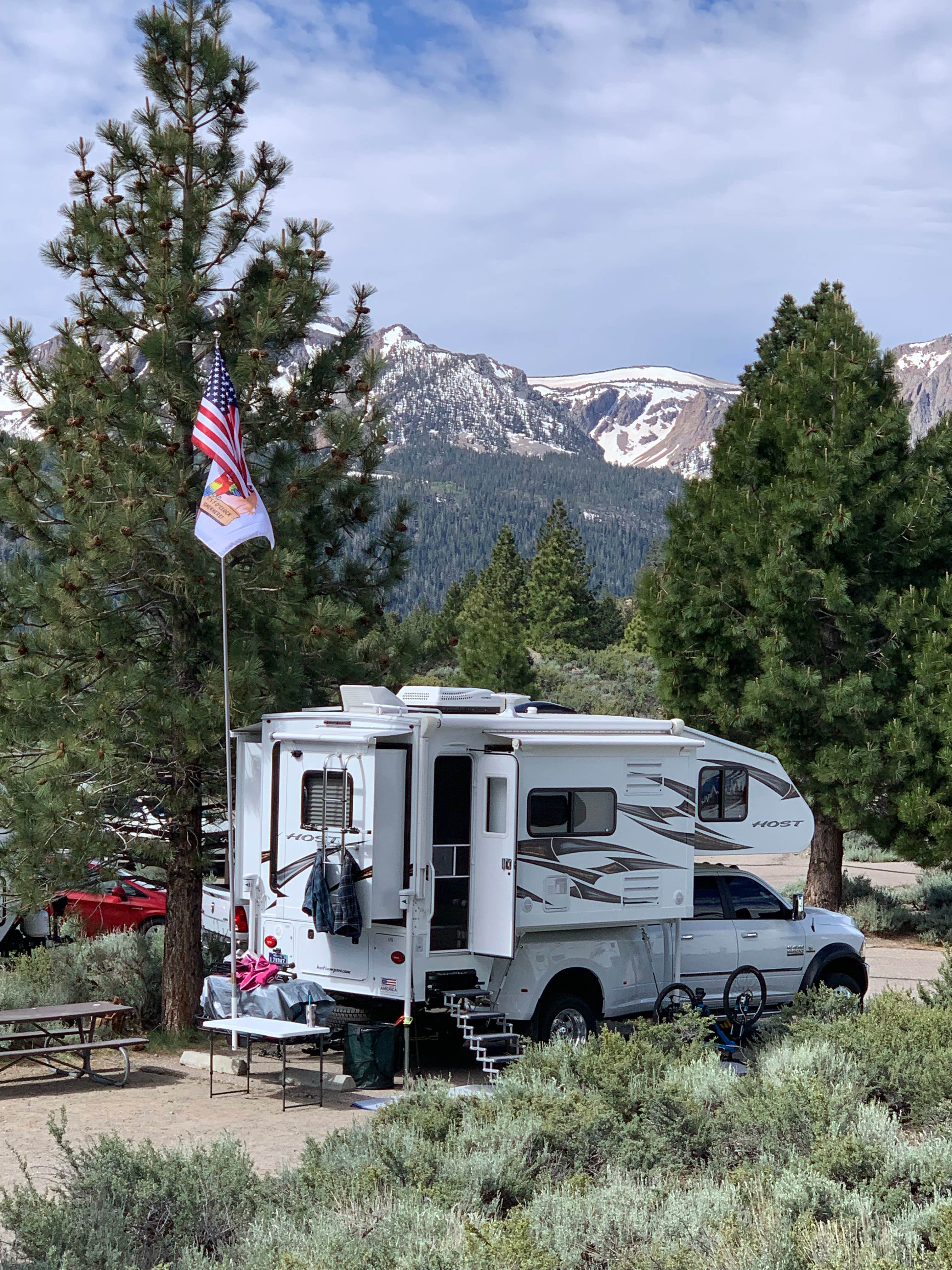 Jon K.'s photo of rv camping at Inyo National Forest Oh Ridge Campground near June Lake, CA
