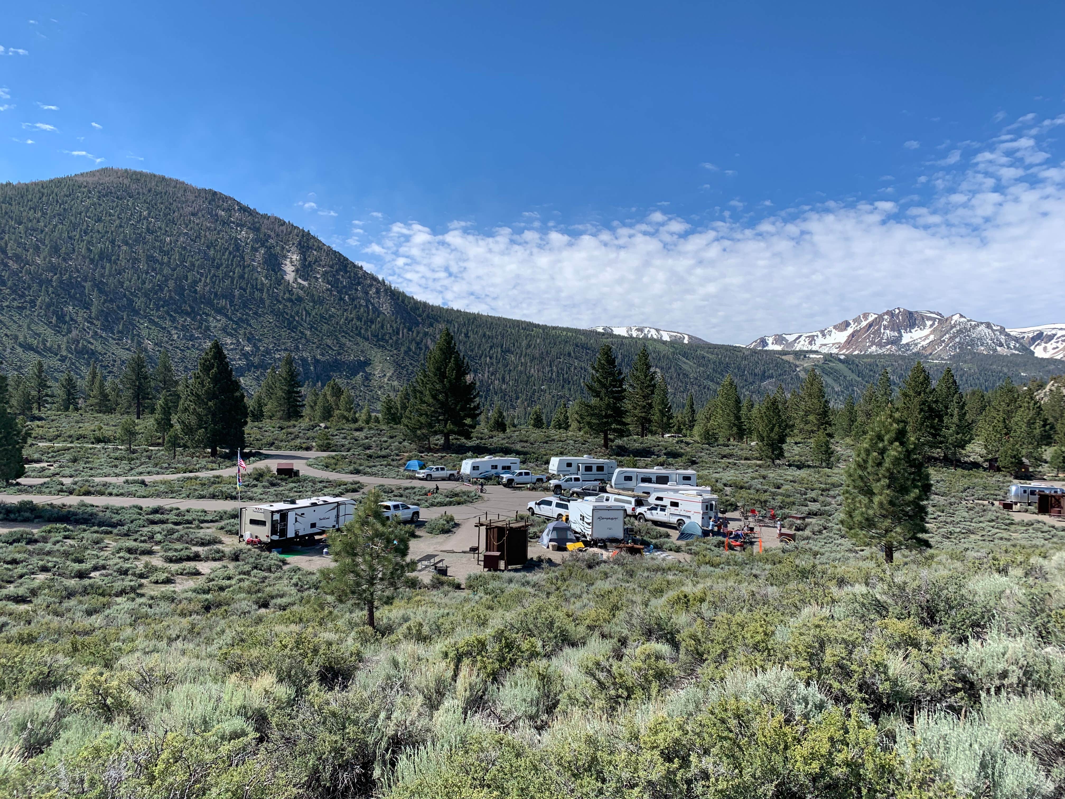 Jon K.'s photo of rv camping at Inyo National Forest Oh Ridge Campground near Lee Vining, CA