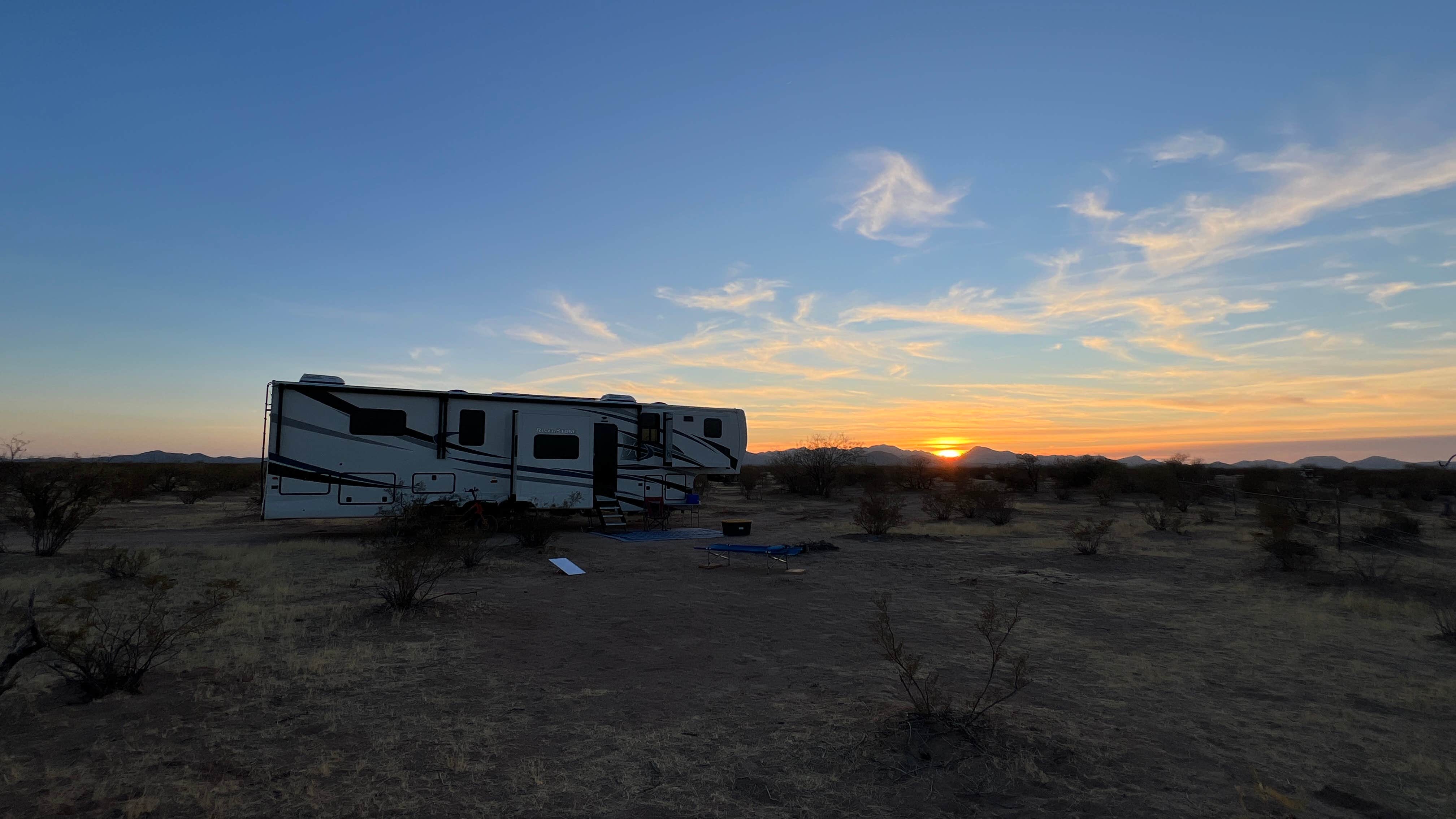 Jeffery C.'s photo of a dispersed camping area at BLM Ironwood Forest National Monument - Reservation Road Dispersed Camping near Picacho, AZ