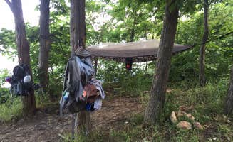 Zach C.'s photo of tent camping at Woodridge Park near Atchison, KS