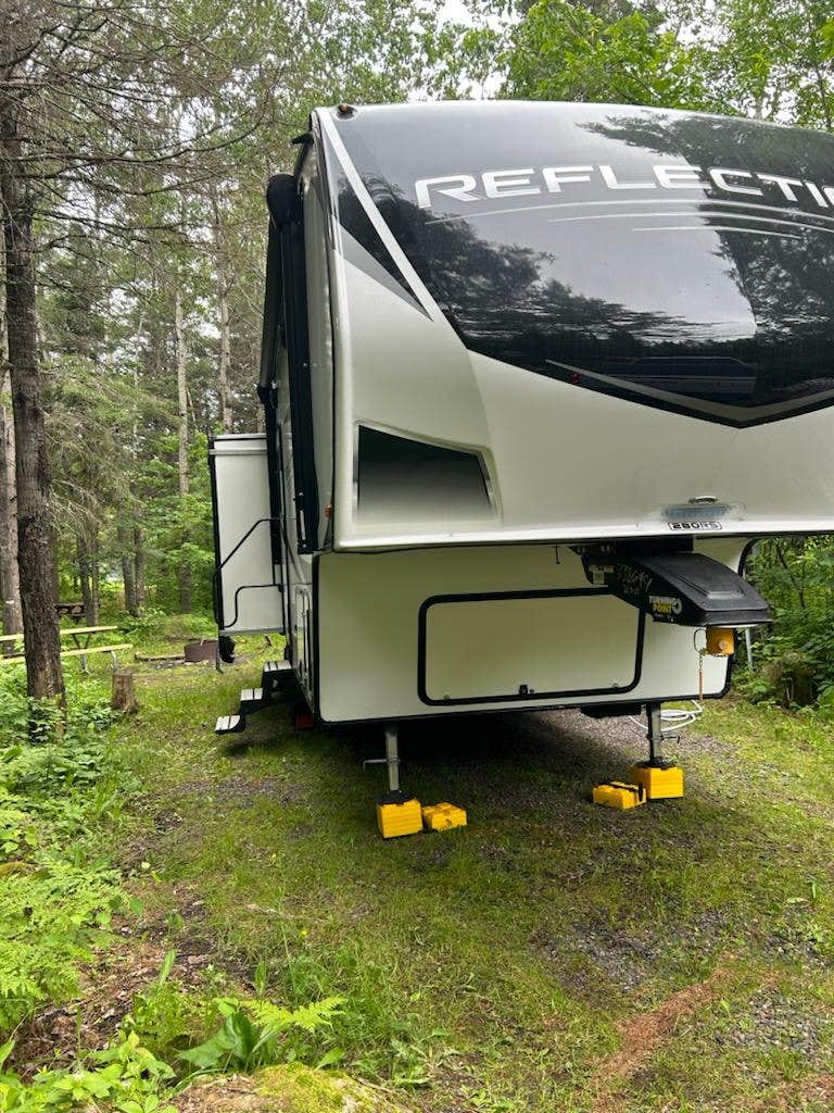 Tori K.'s photo of rv camping at Knife Island Campground near Hillside Terrace Homes, MN