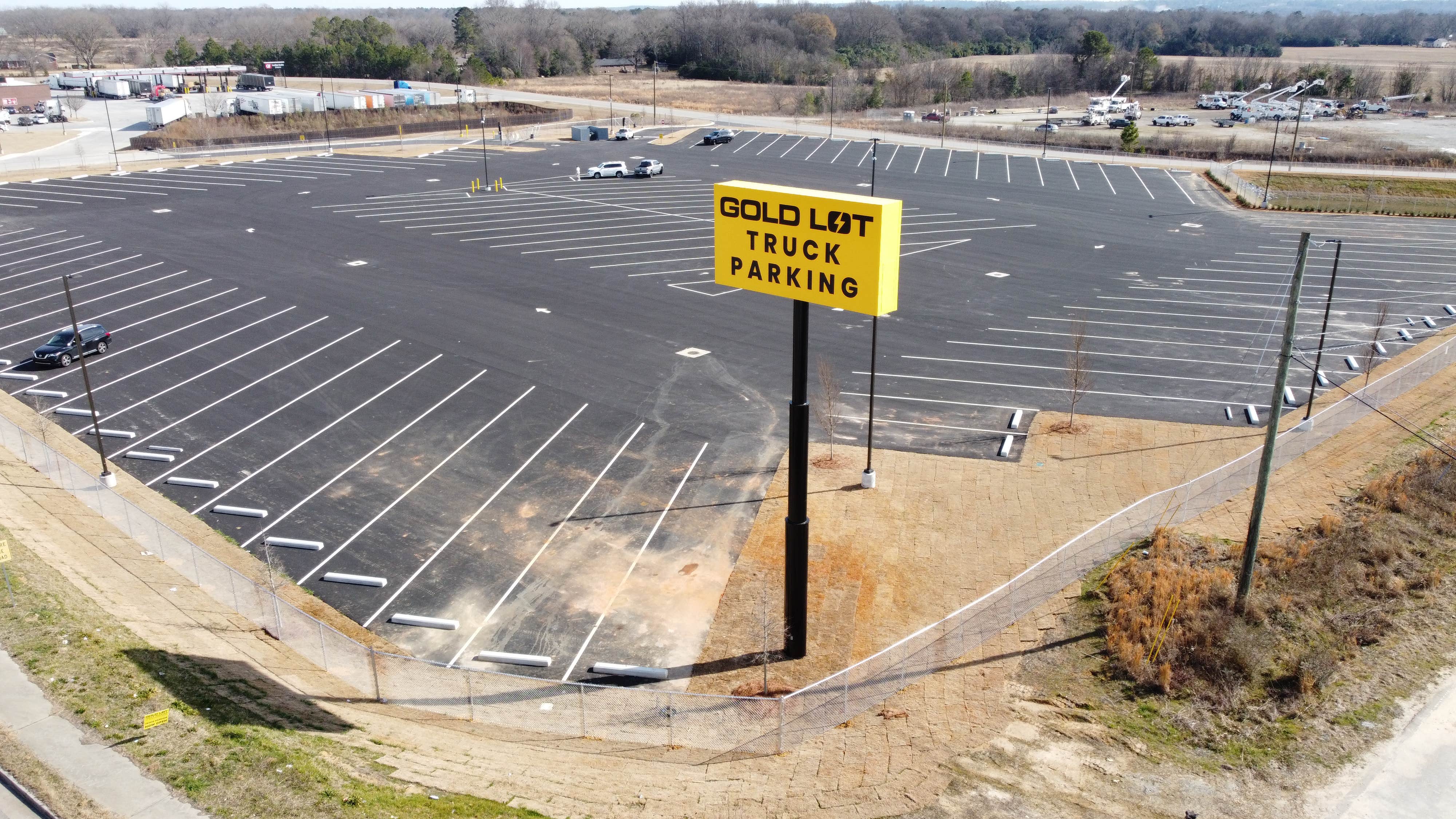 Gold Lot Overnight Truck Parking