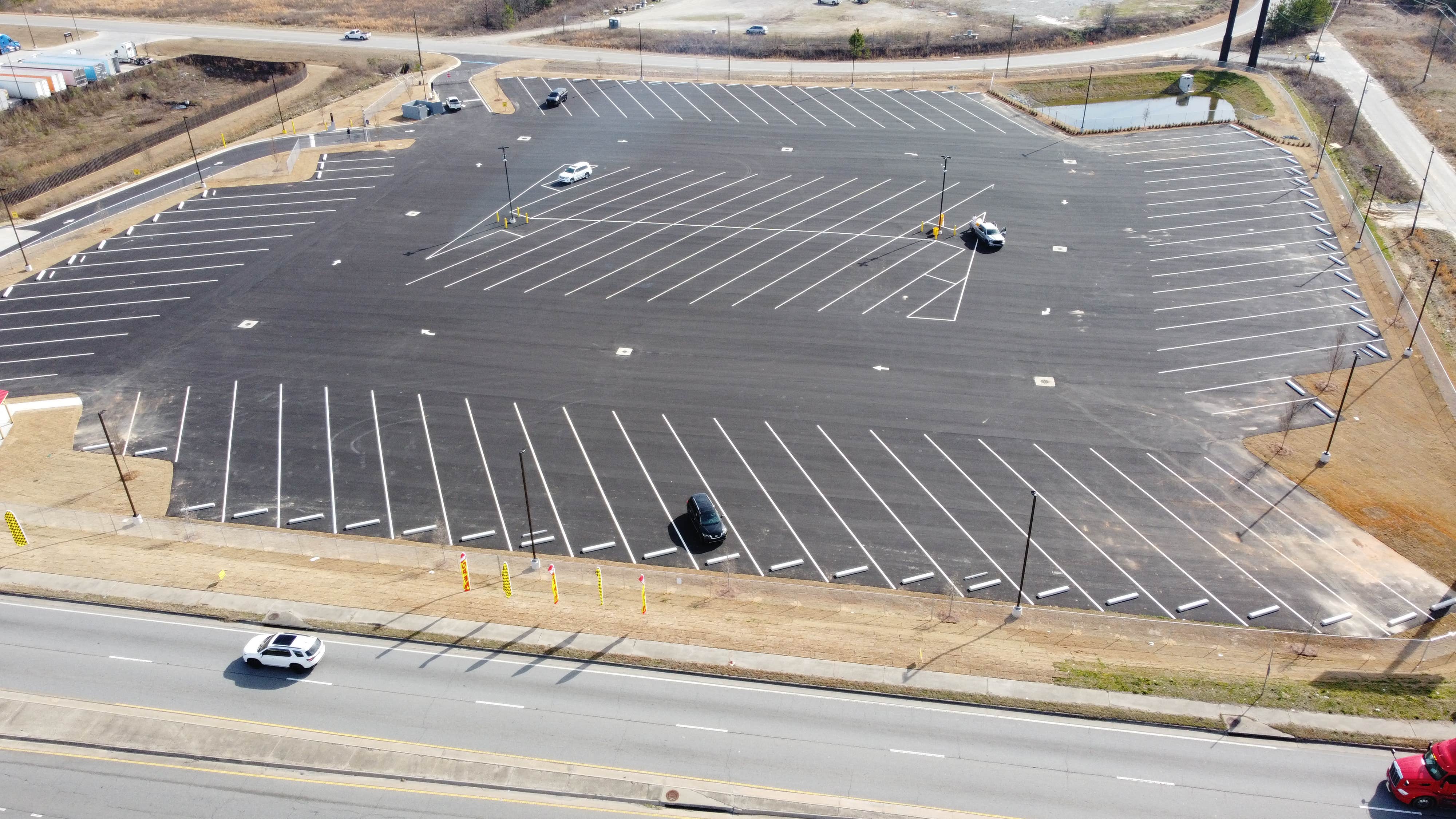 Camper-submitted photo at Gold Lot Overnight Truck Parking near Warner Robins, GA