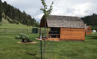 Denise T.'s photo of a cabin at Game Lodge Campground — Custer State Park near Fairburn, SD