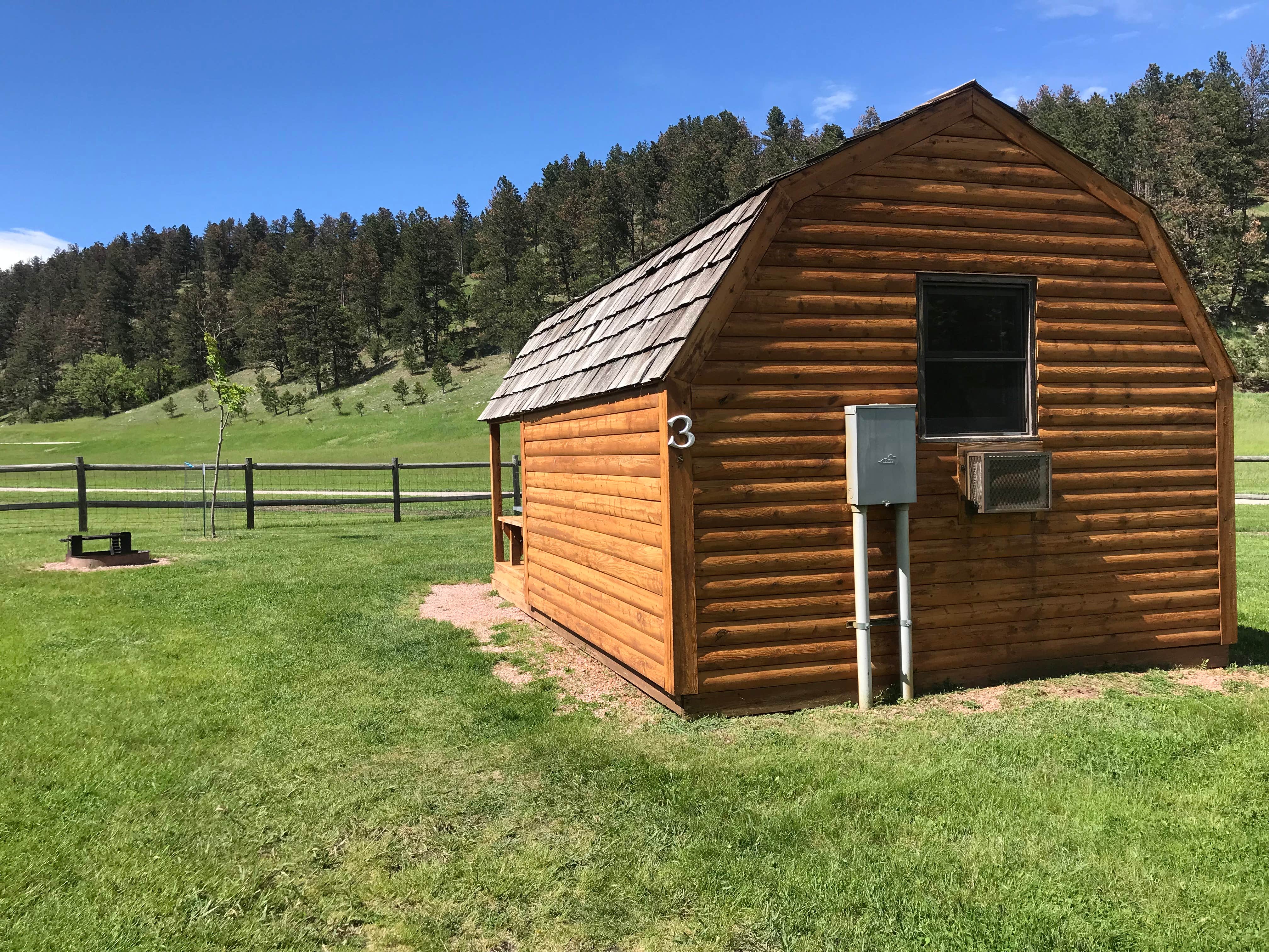 Denise  T.'s photo of a cabin at Game Lodge Campground — Custer State Park near Hermosa, SD