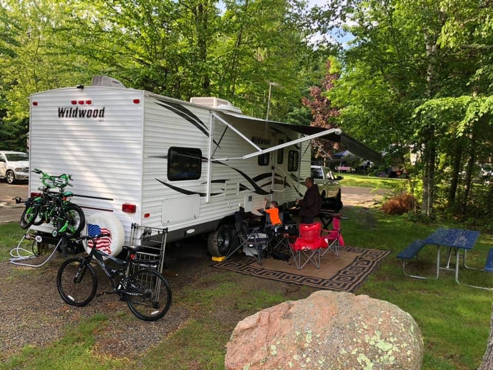 Camper-submitted photo at Smuggler's Den Campground near Acadia National Park