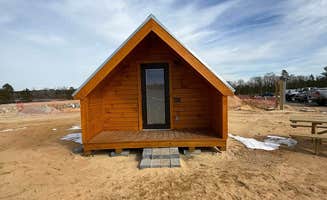 Amy B.'s photo of a cabin at Standing Pines RV Resort & Campground near Darlington, SC