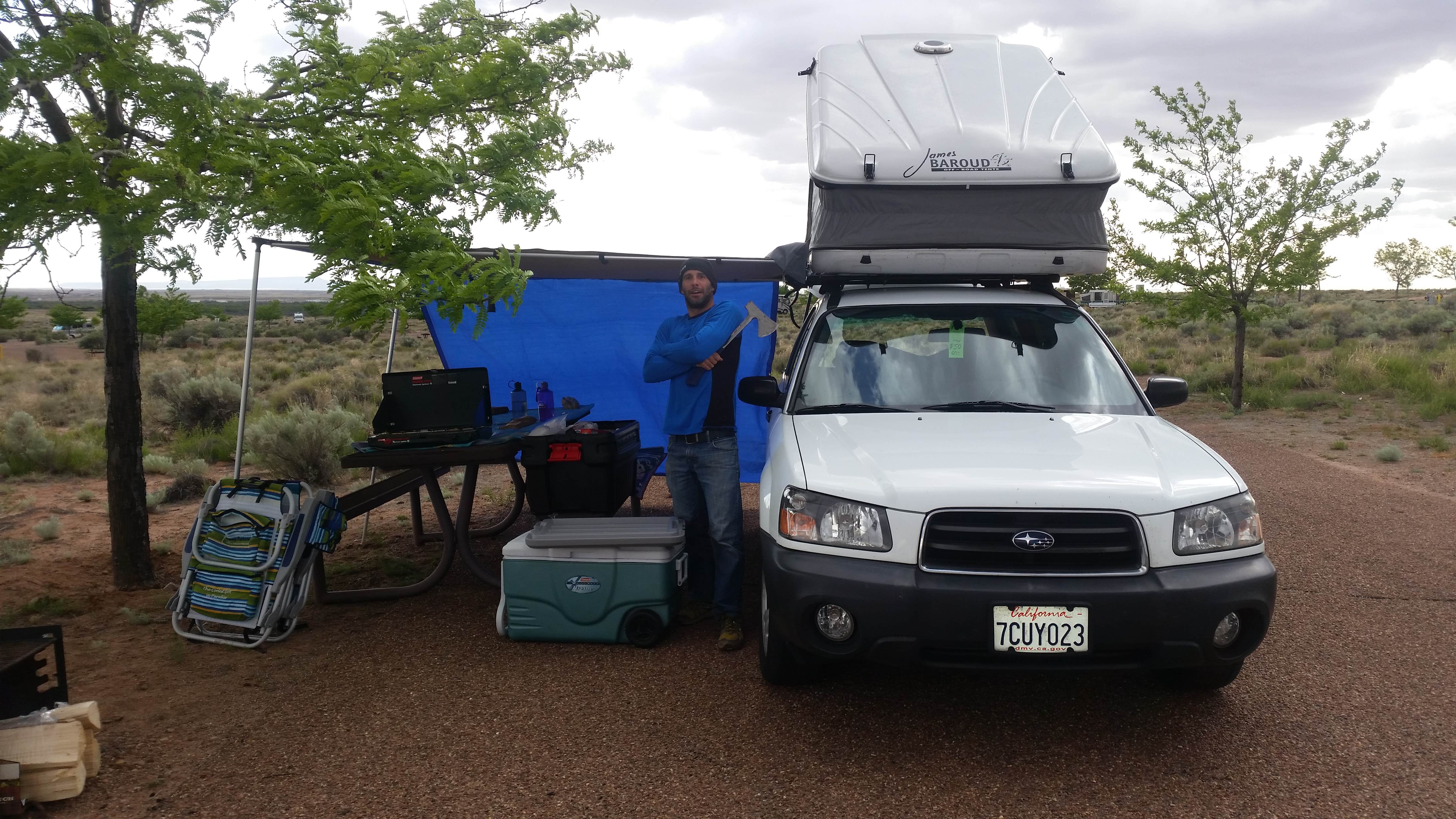 Michael K.'s photo of rv camping at Homolovi State Park Campground near Petrified Forest Natl Park, AZ