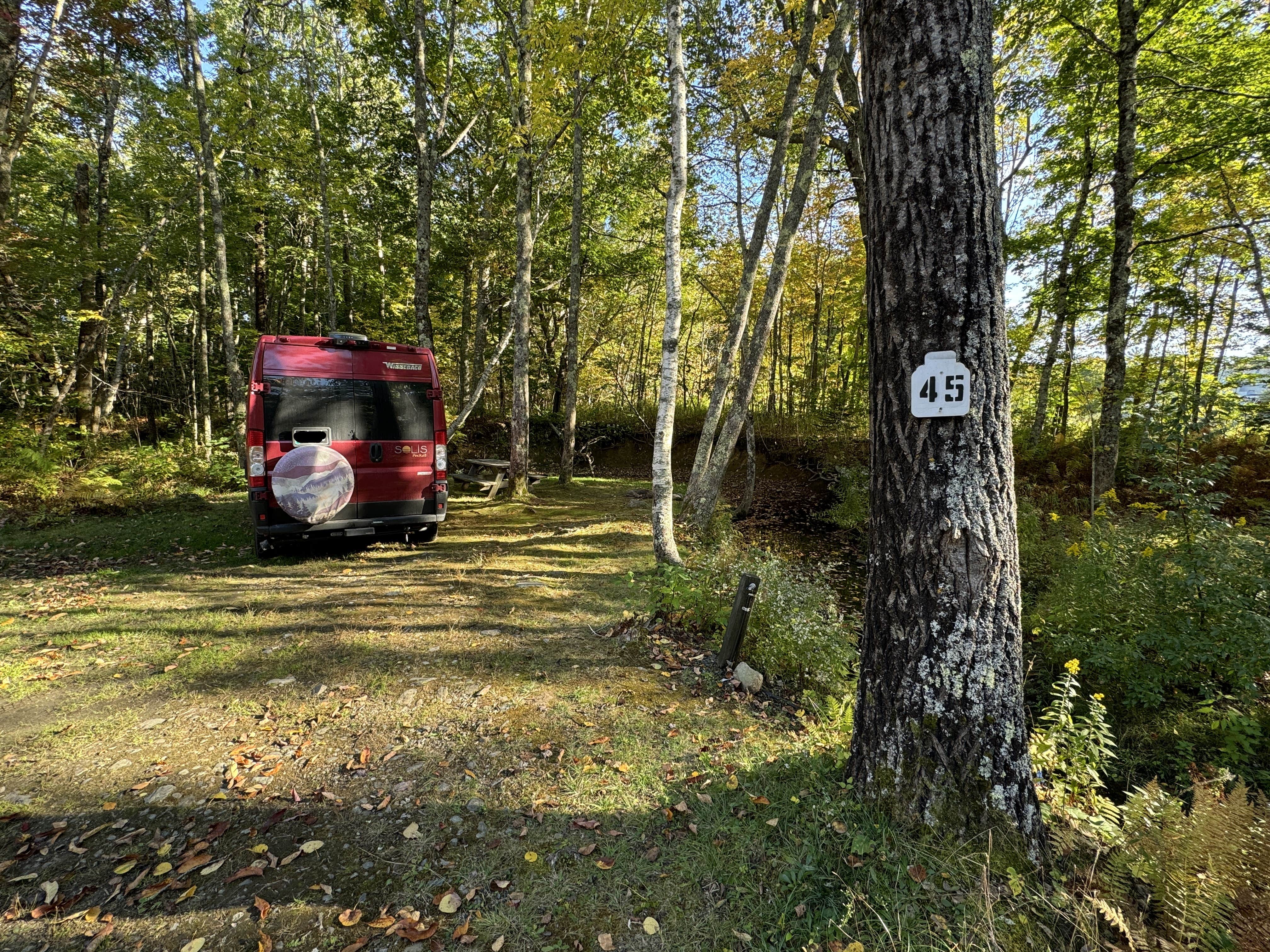 Camper-submitted photo at Megunticook Campground near Liberty, ME