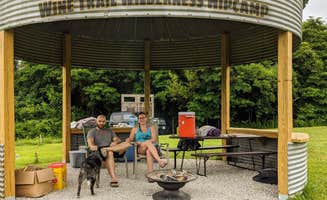 Jon W.'s photo of camping with pets at Wine Trail Wilderness near Olive Branch, IL
