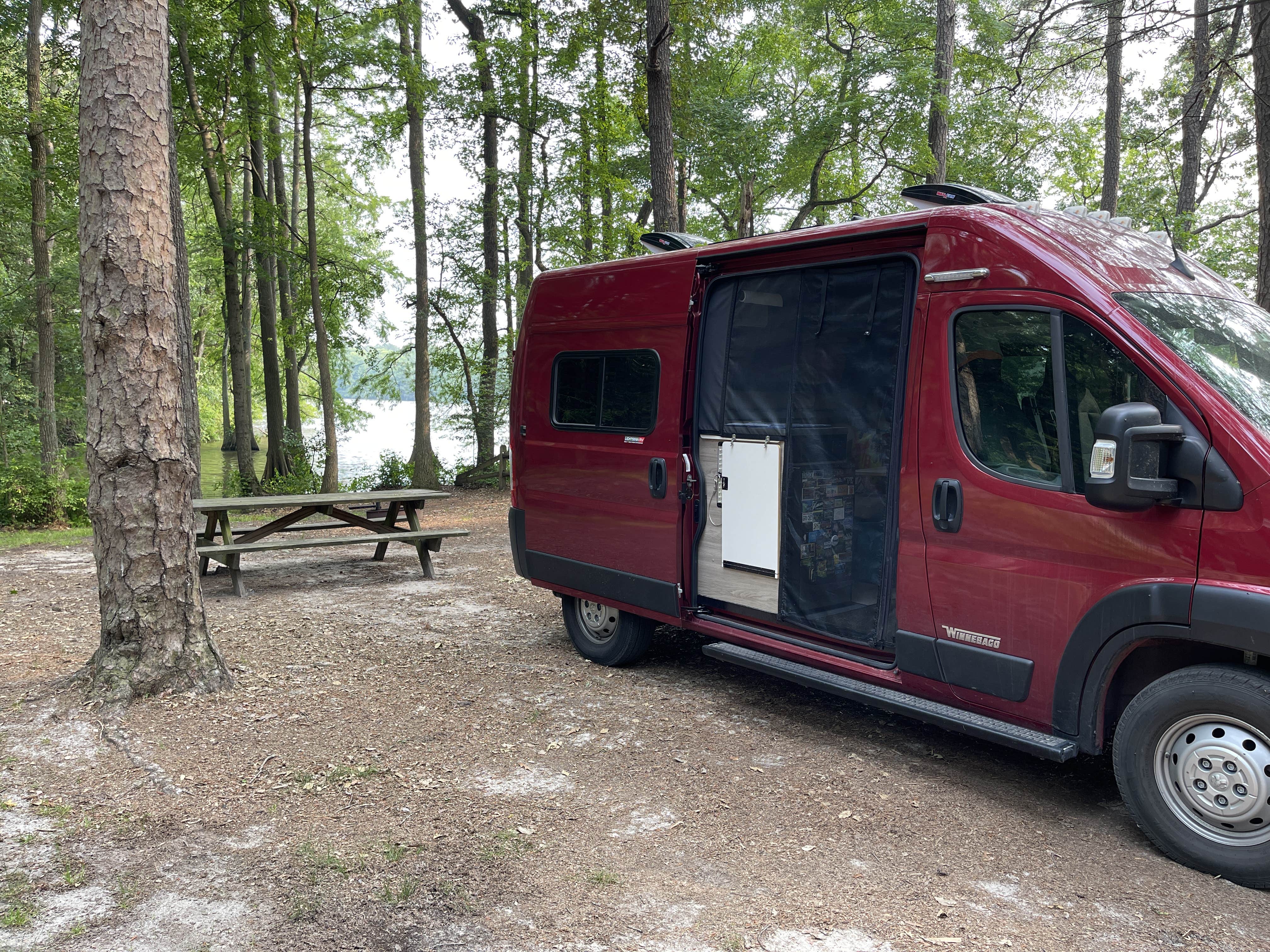 Lee D.'s photo of rv camping at Trap Pond State Park Campground in Delaware