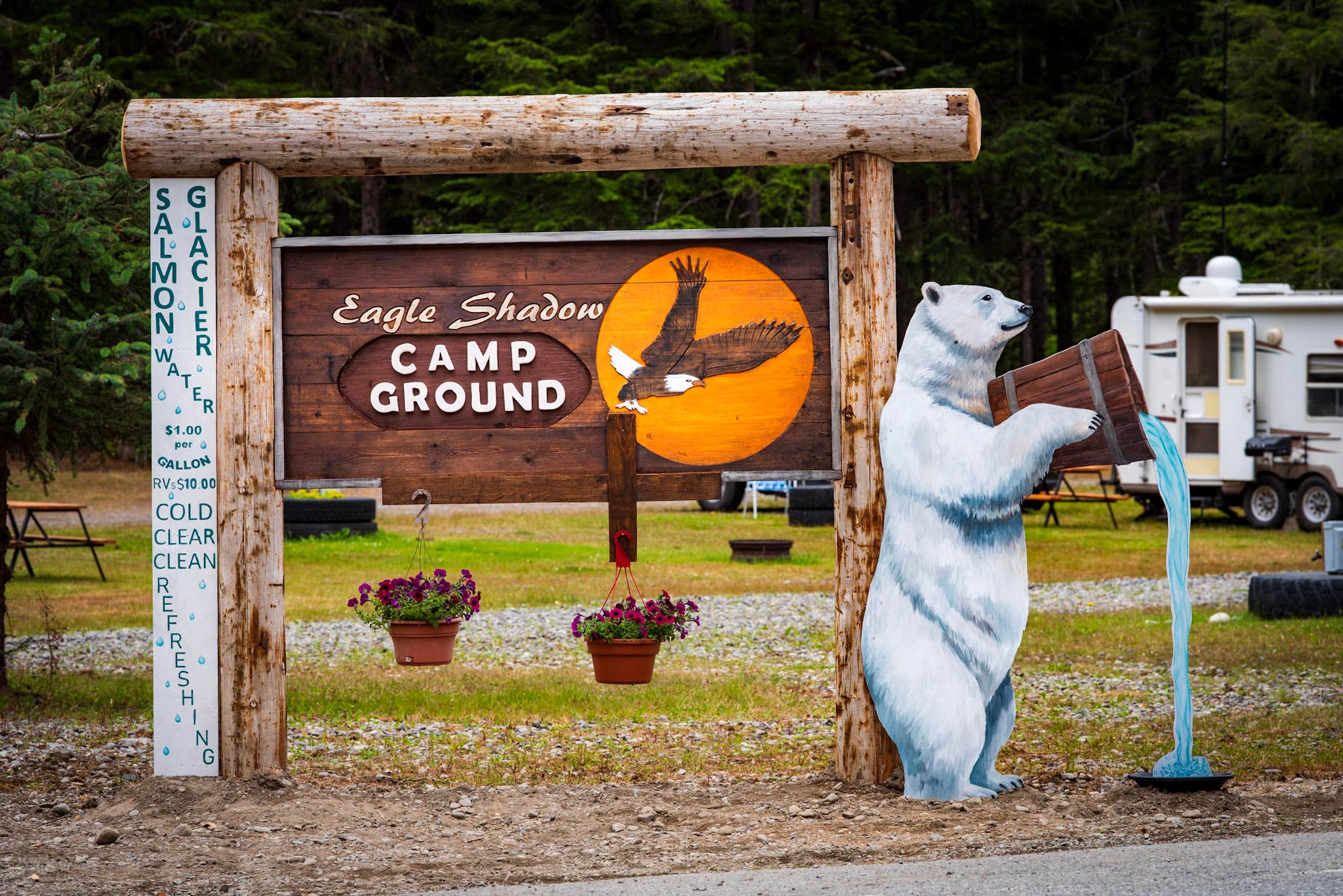Camper-submitted photo at Eagle Shadow Campground near Hyder, AK