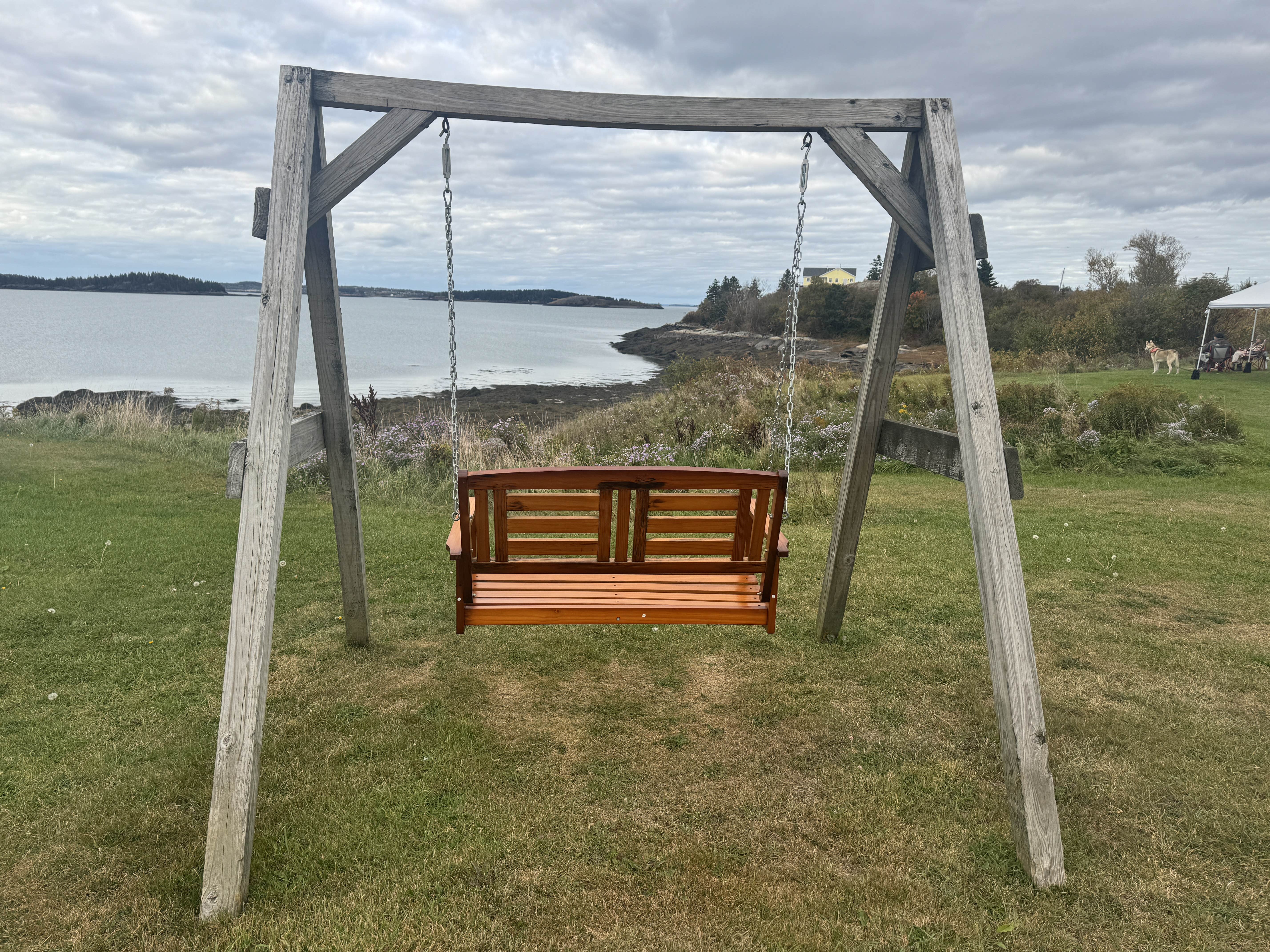 Lee D.'s photo of camping with pets at Sunset Point RV Park near Pembroke, ME