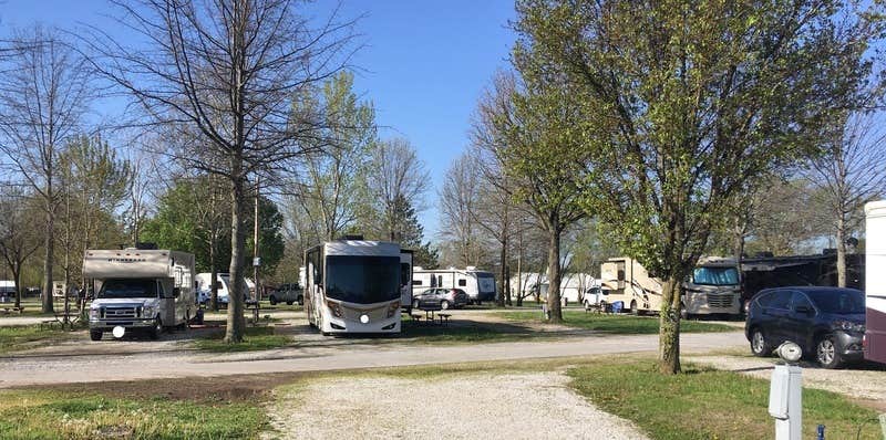 The Dyrt&#x27;s photo of rv camping at Big Red Barn RV Park near Mindenmines, MO