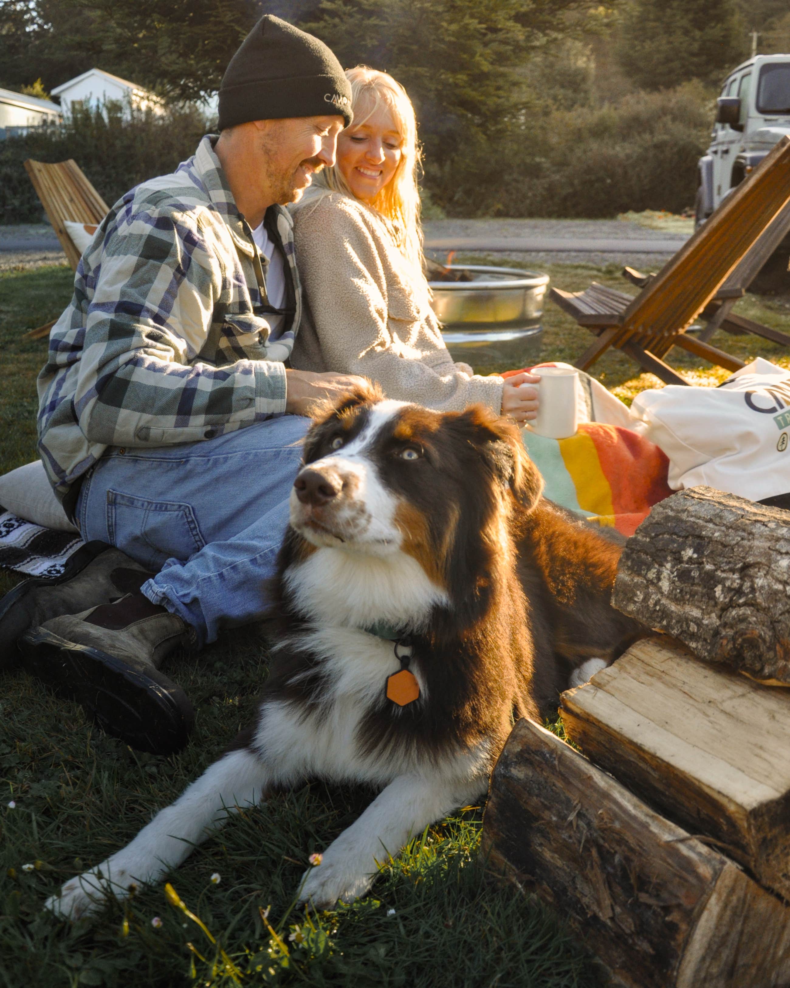 Lisa L.'s photo of camping with pets at Camp Trinidad RV Resort near Six Rivers National Forest