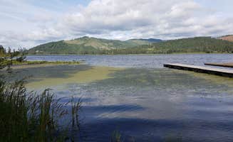 Jess G.'s photo of a dispersed camping area at Rose Lake near Cocolalla, ID