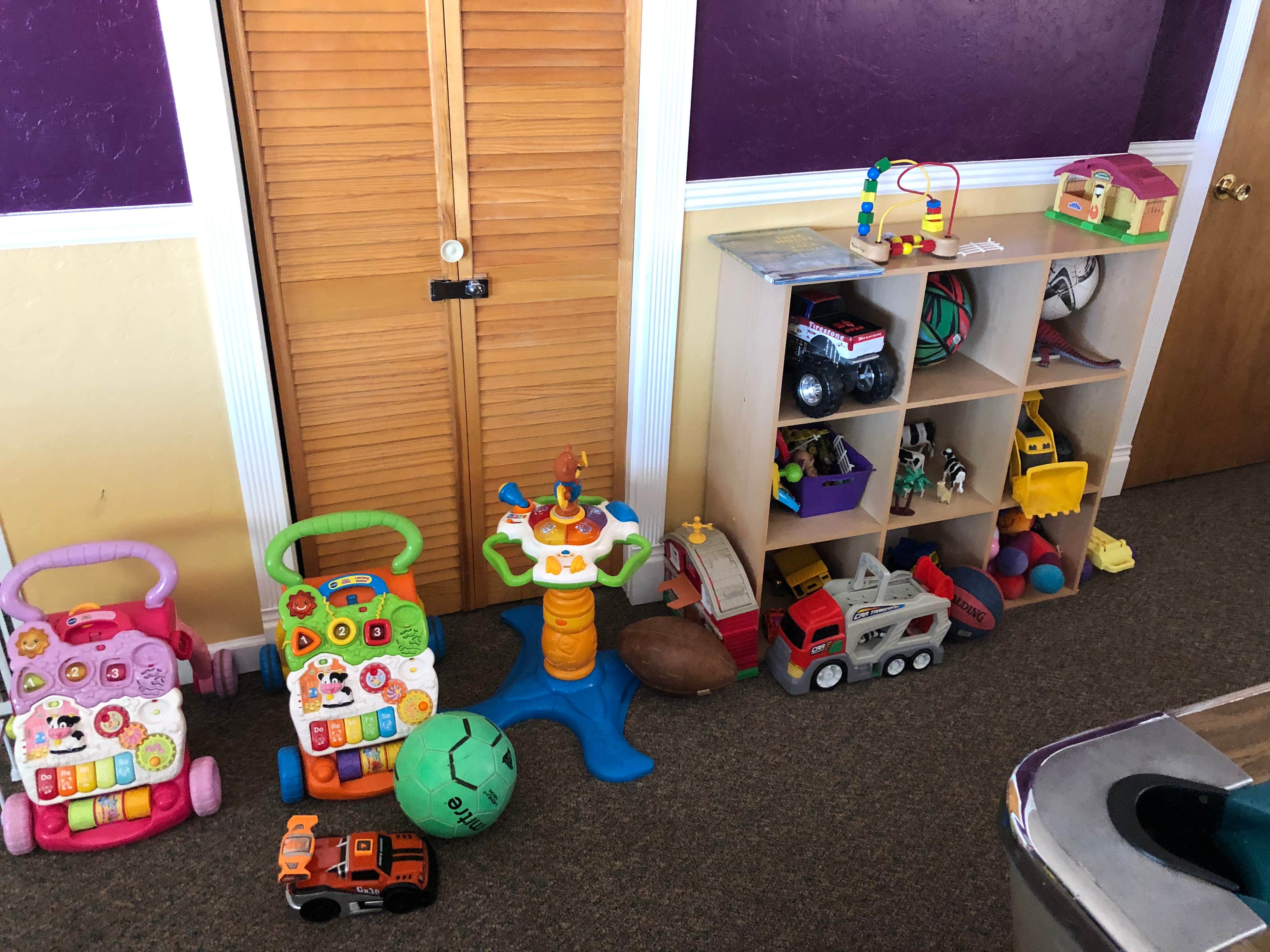 Kiddie corner in the playroom.