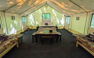 POV R.'s photo of tent camping at Point of View Lake Resort & Glamping Campground near Alpha, MI