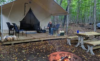 POV R.'s photo of tent camping at Point of View Lake Resort & Glamping Campground in Wisconsin