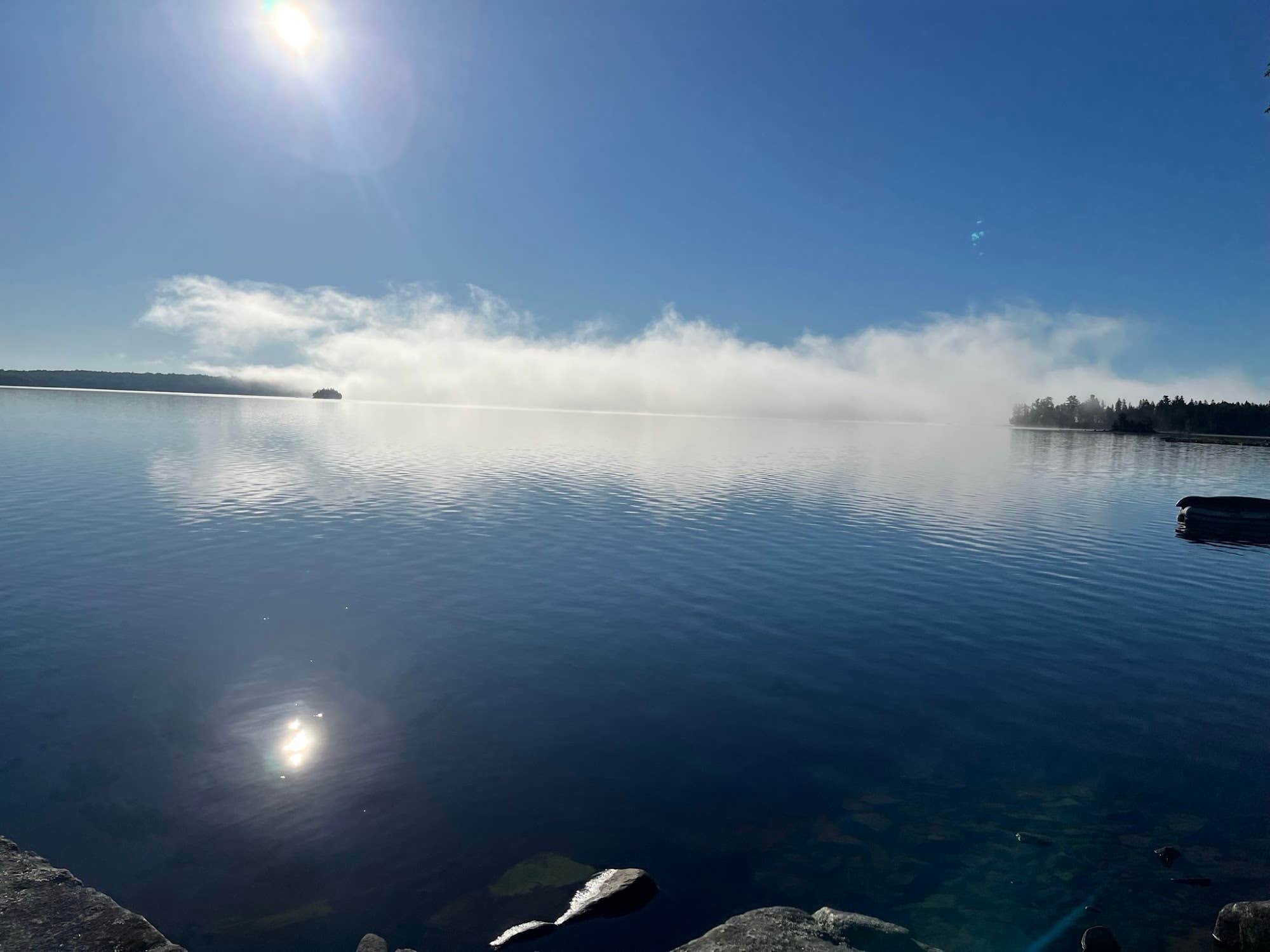 Camper-submitted photo at Tom's Retreat on Gardner Lake near Machiasport, ME