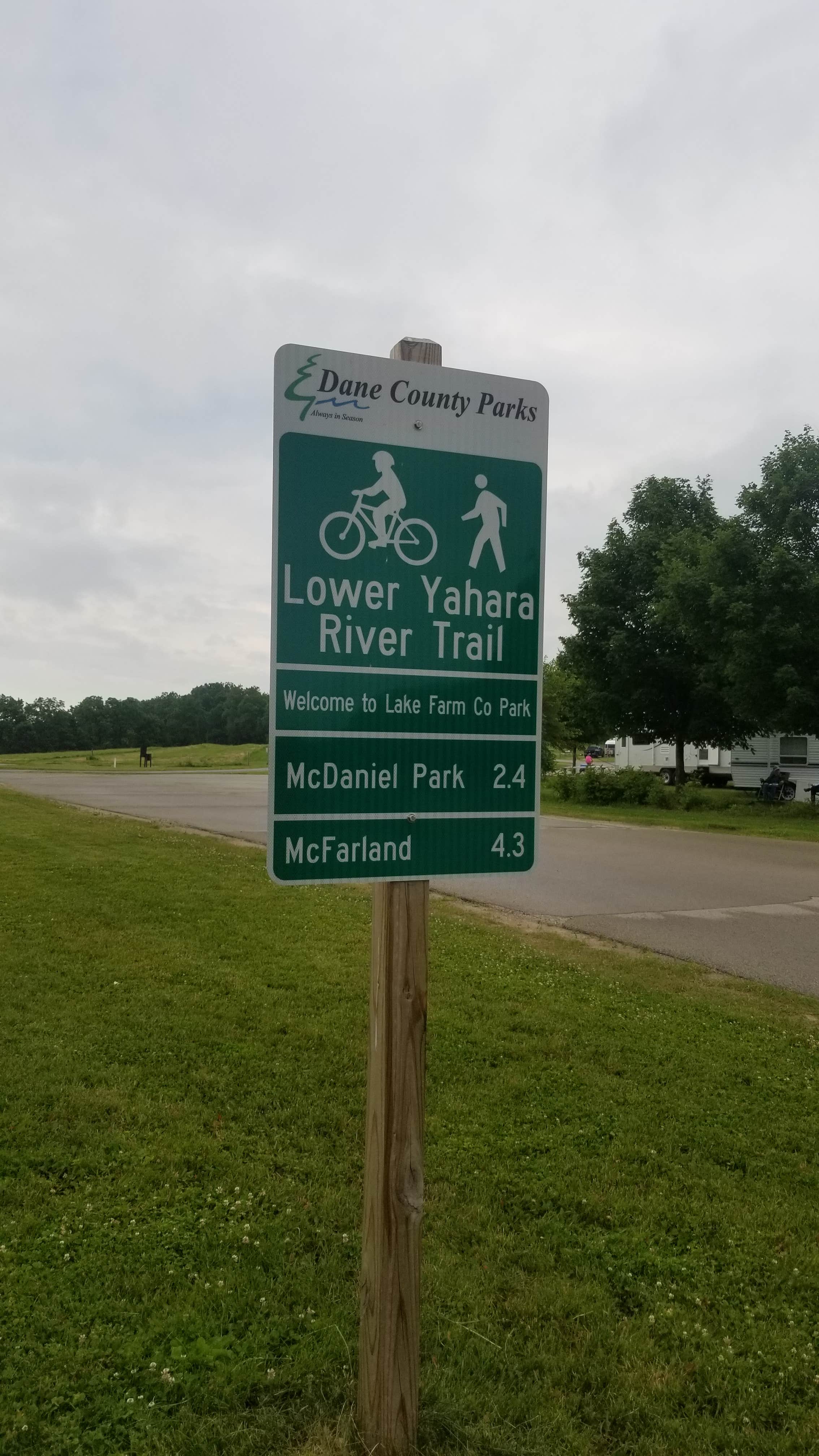Camper-submitted photo at William G. Lunney Lake Farm Campground (Dane County Park) near Madison, WI