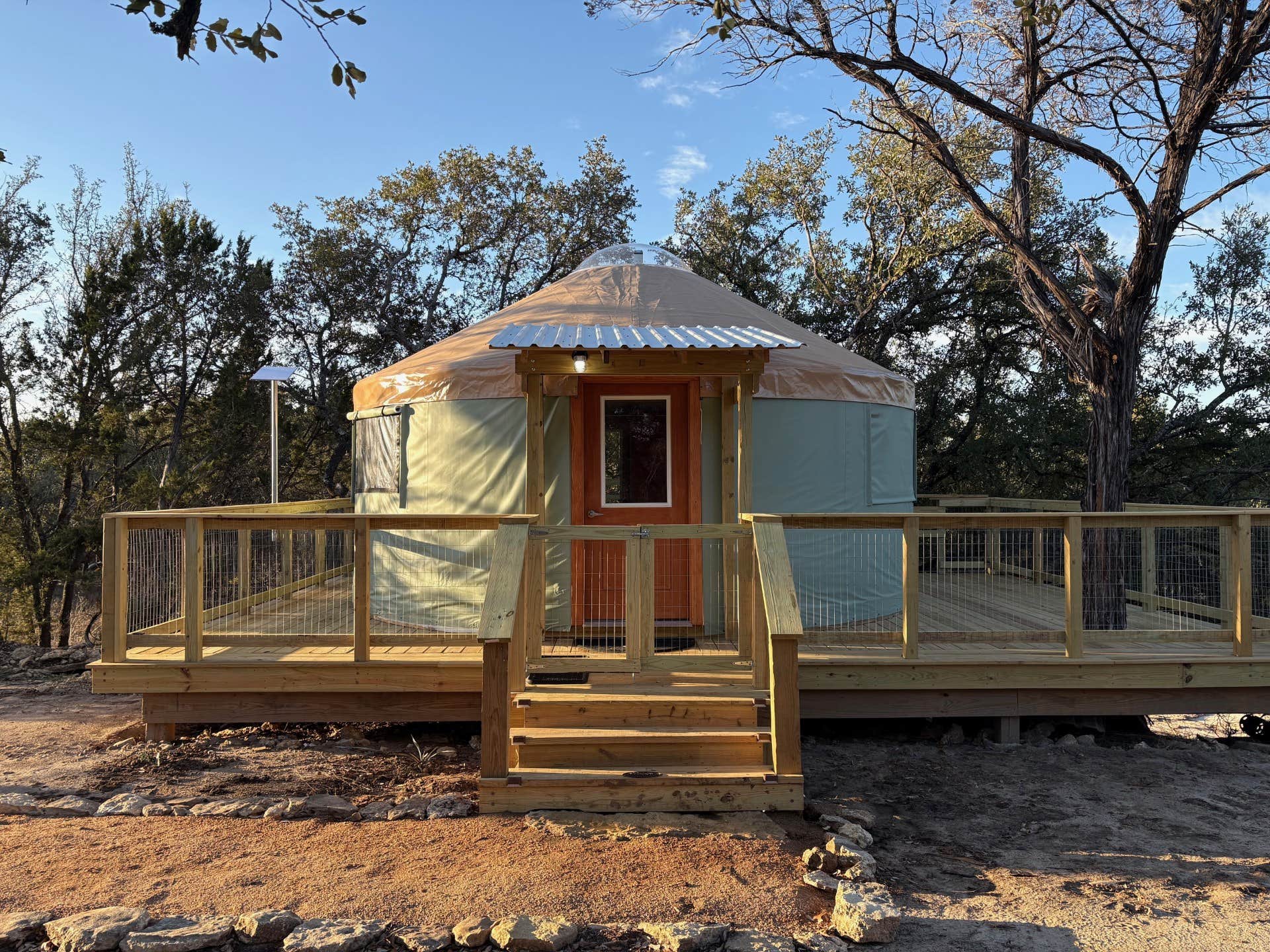 Camper submitted image from Pa's Hammock (yurt) in Pennington Grove - 1