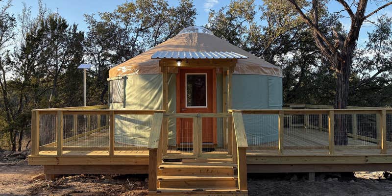 Camper submitted image from Pa's Hammock (yurt) in Pennington Grove