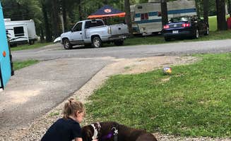 Mandy J.'s photo of camping with pets at Lake Charles State Park Campground near Thayer, MO