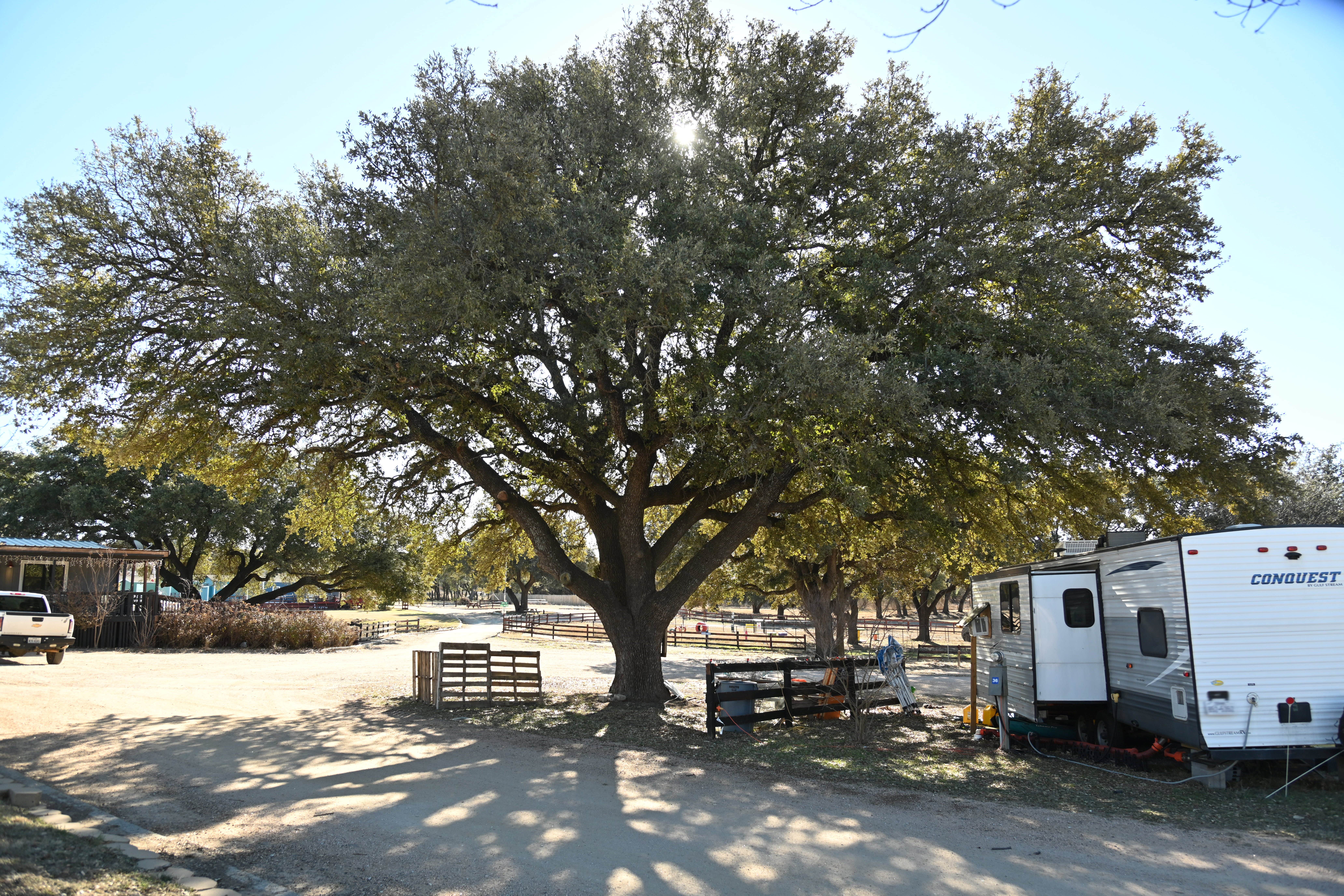 Landon's photo of rv camping at Eagle's Nest Village RV Park near San Saba, TX