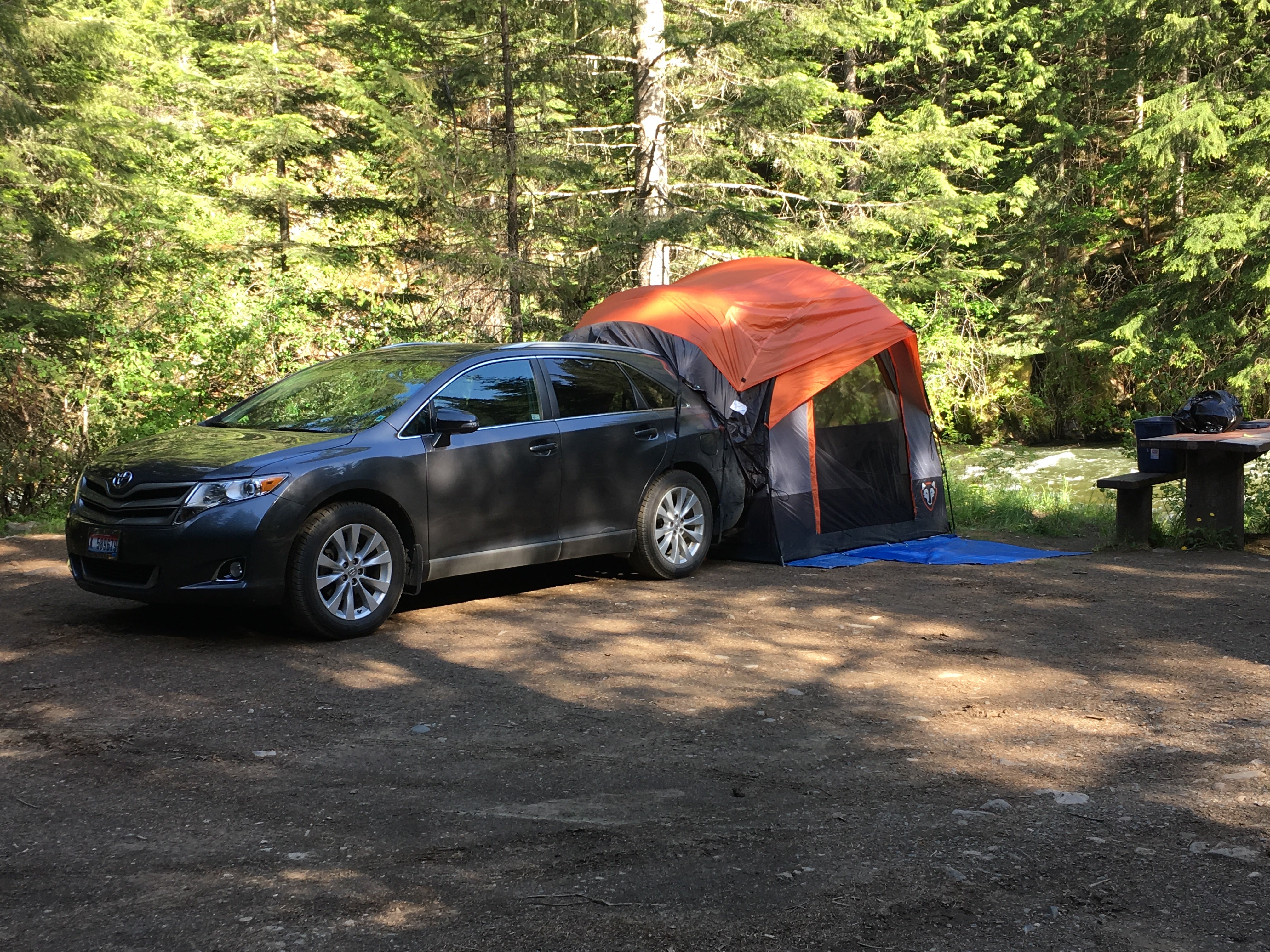 Tent/SUV combo - July 2018