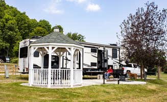 Andrea L.'s photo of camping with pets at Hickory Hill Camping Resort near Canandaigua, NY