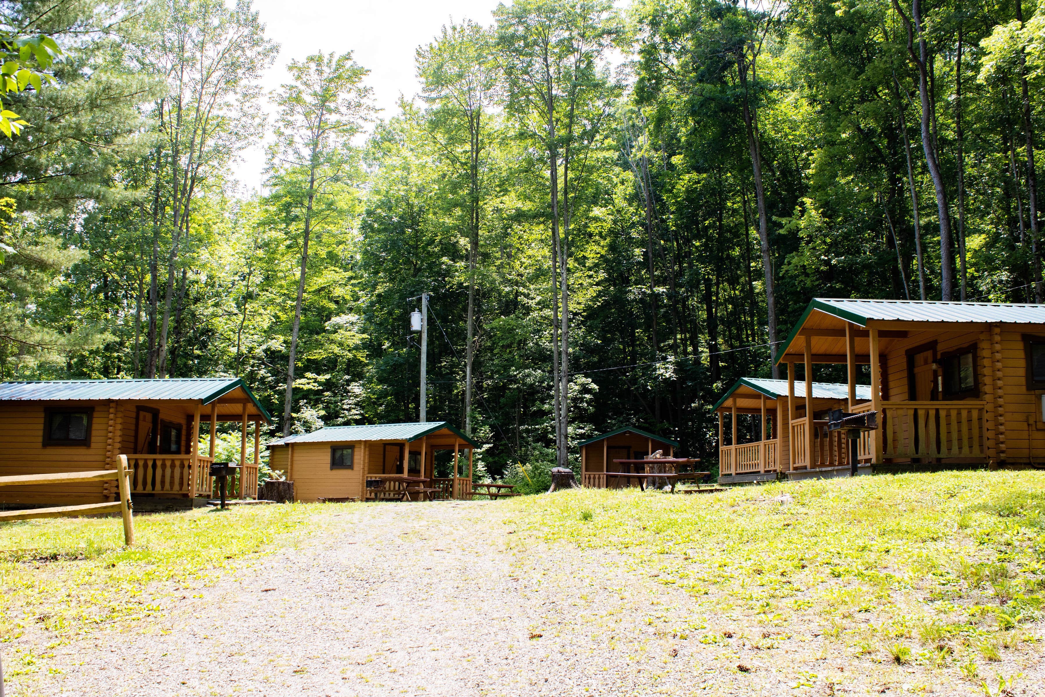 Andrea L.'s photo of a cabin at Hickory Hill Camping Resort near Brooktondale, NY
