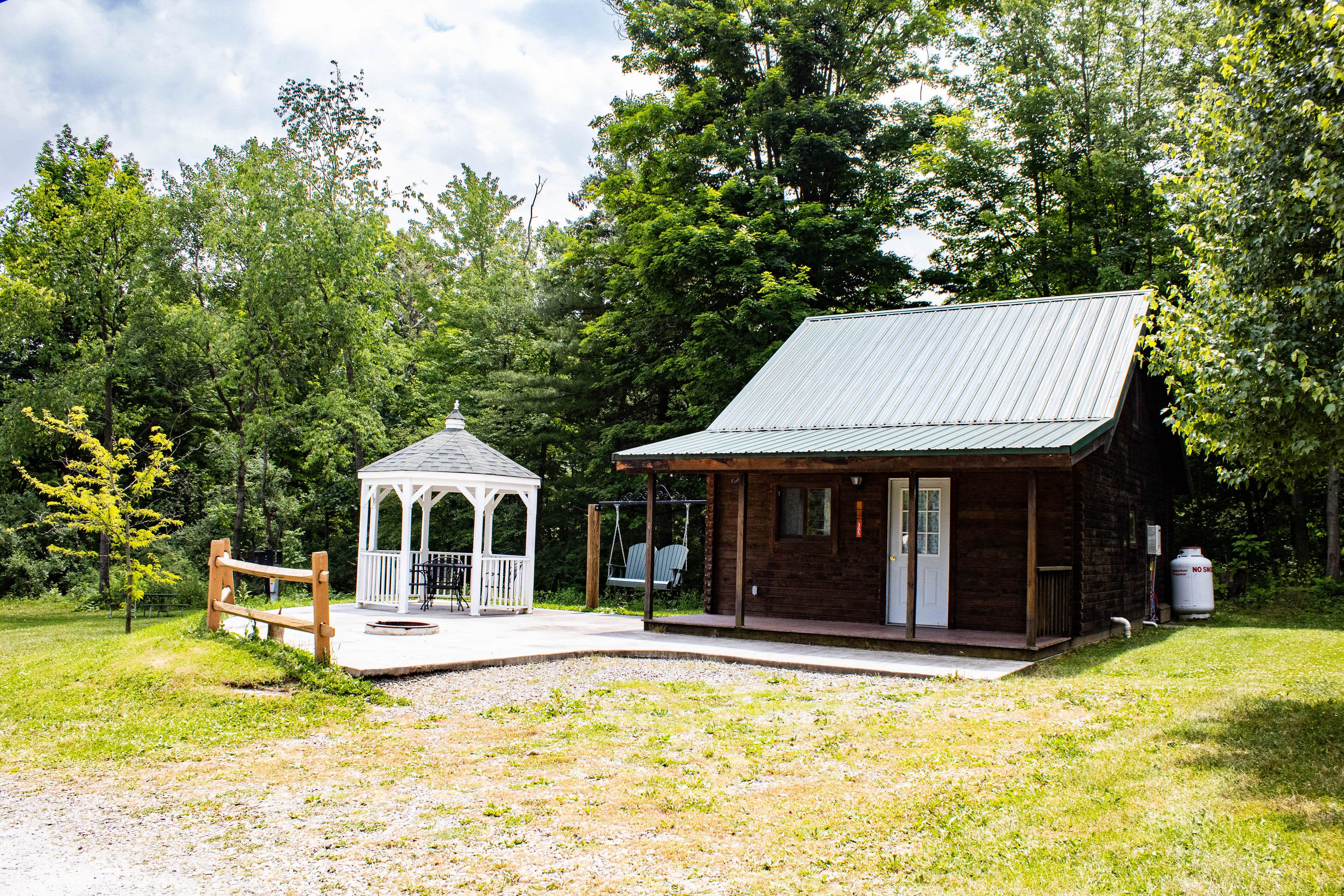Andrea L.'s photo of a cabin at Hickory Hill Camping Resort near Cowanesque Lake