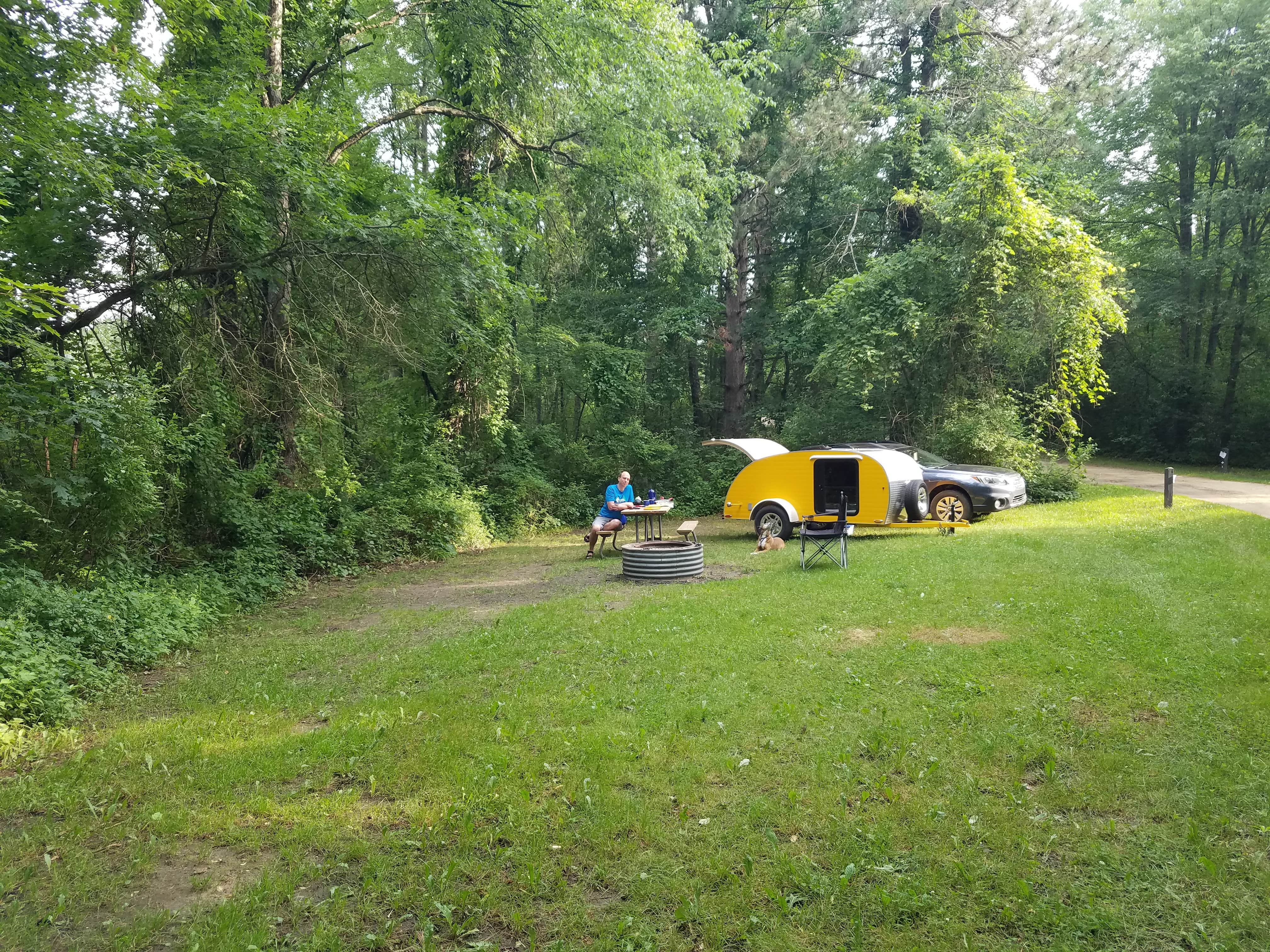 Camper-submitted photo at Murray Lake Campground near Hamburg, MI