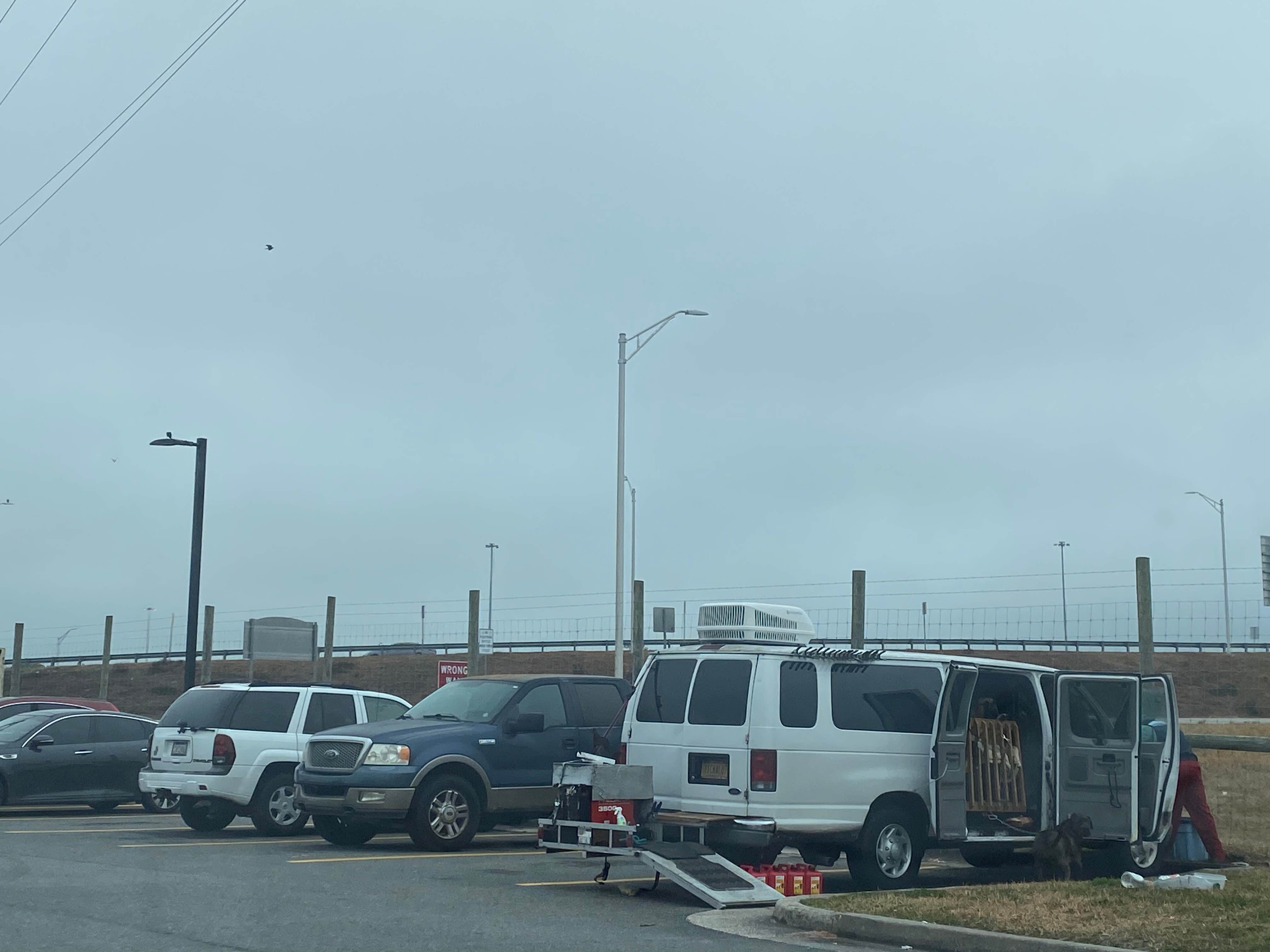 Stuart K.'s photo of camping with pets at Pilot Travel Center — Kingsland near Brunswick, GA