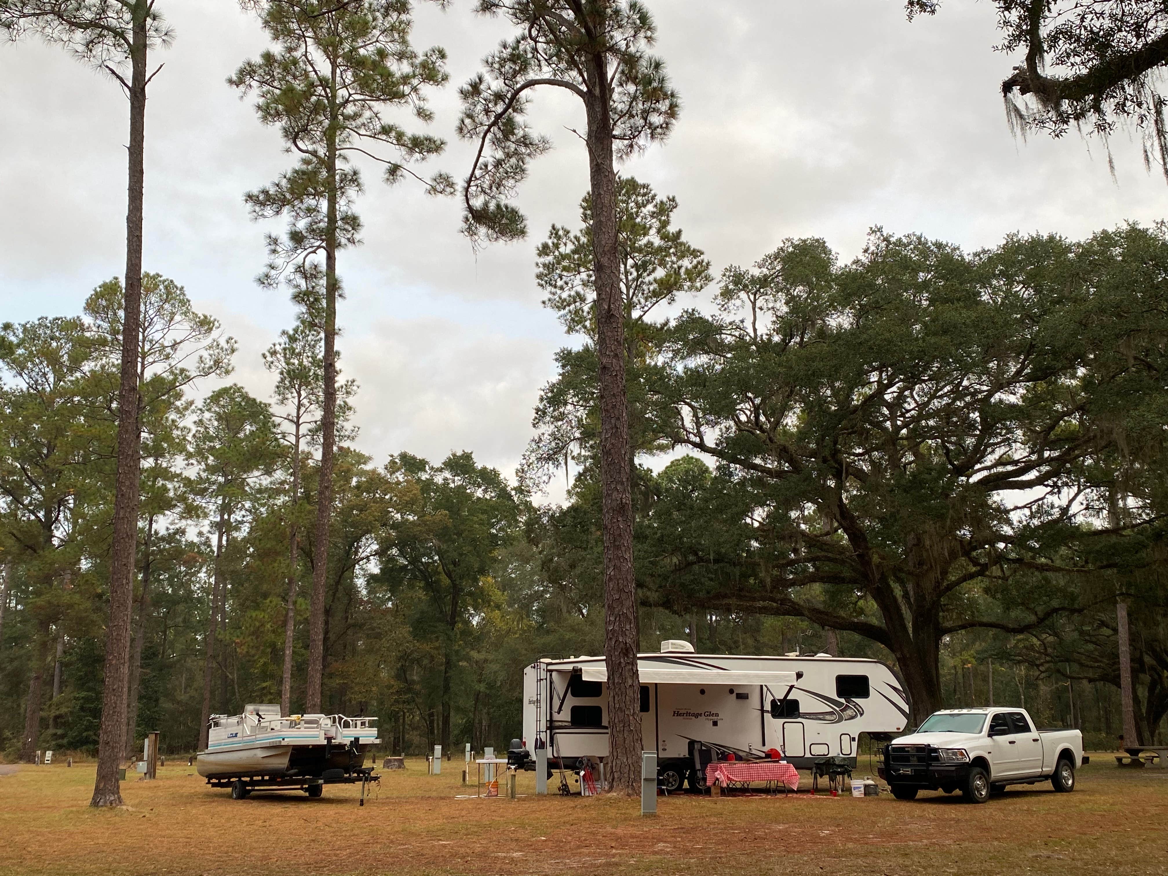 Stuart K.'s photo of rv camping at Charlton County Traders Hill Recreation Area and Campground near Woodbine, GA