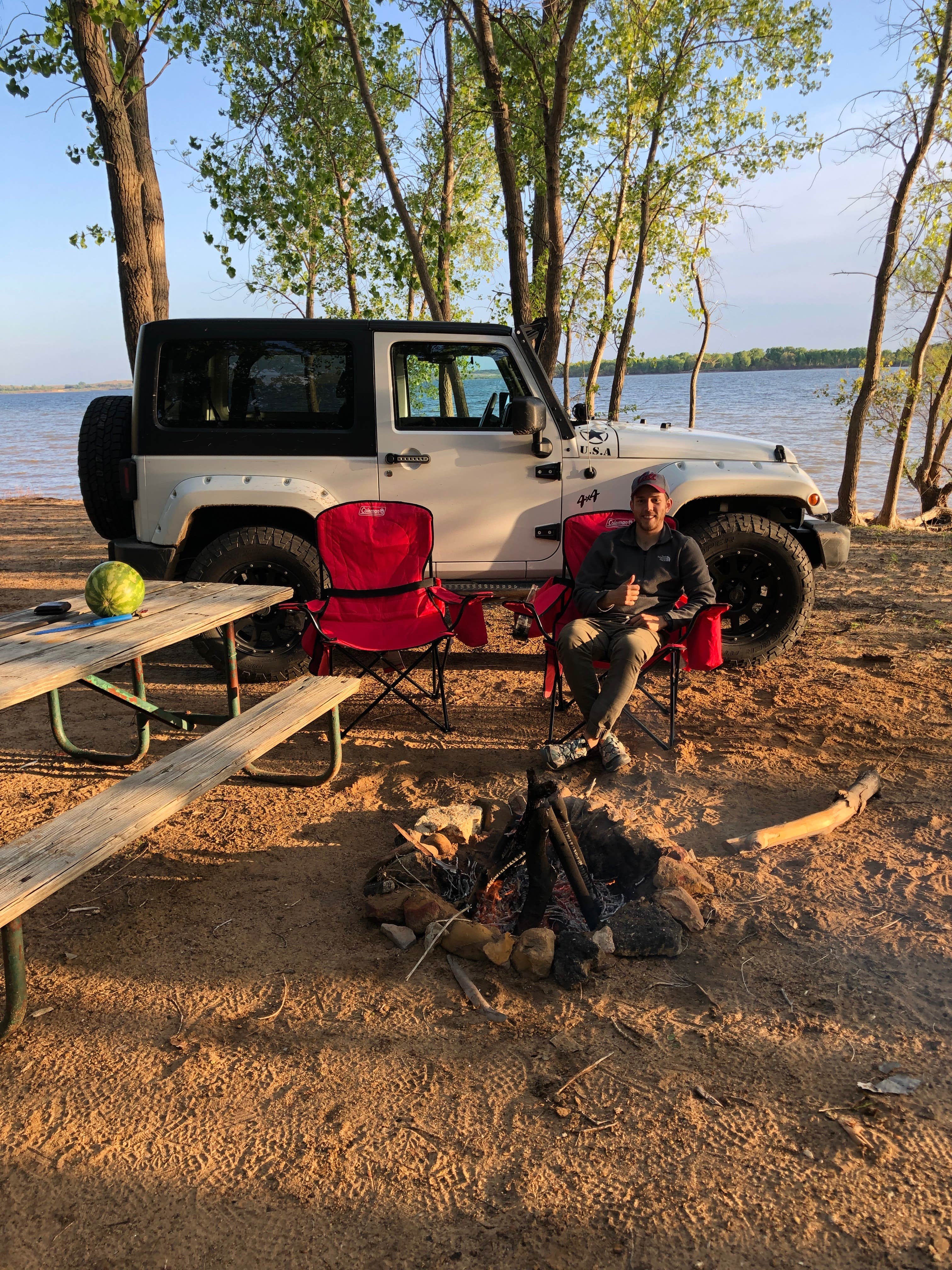 Camper-submitted photo at Sandyshore Campground — Kanopolis State Park near McPherson, KS