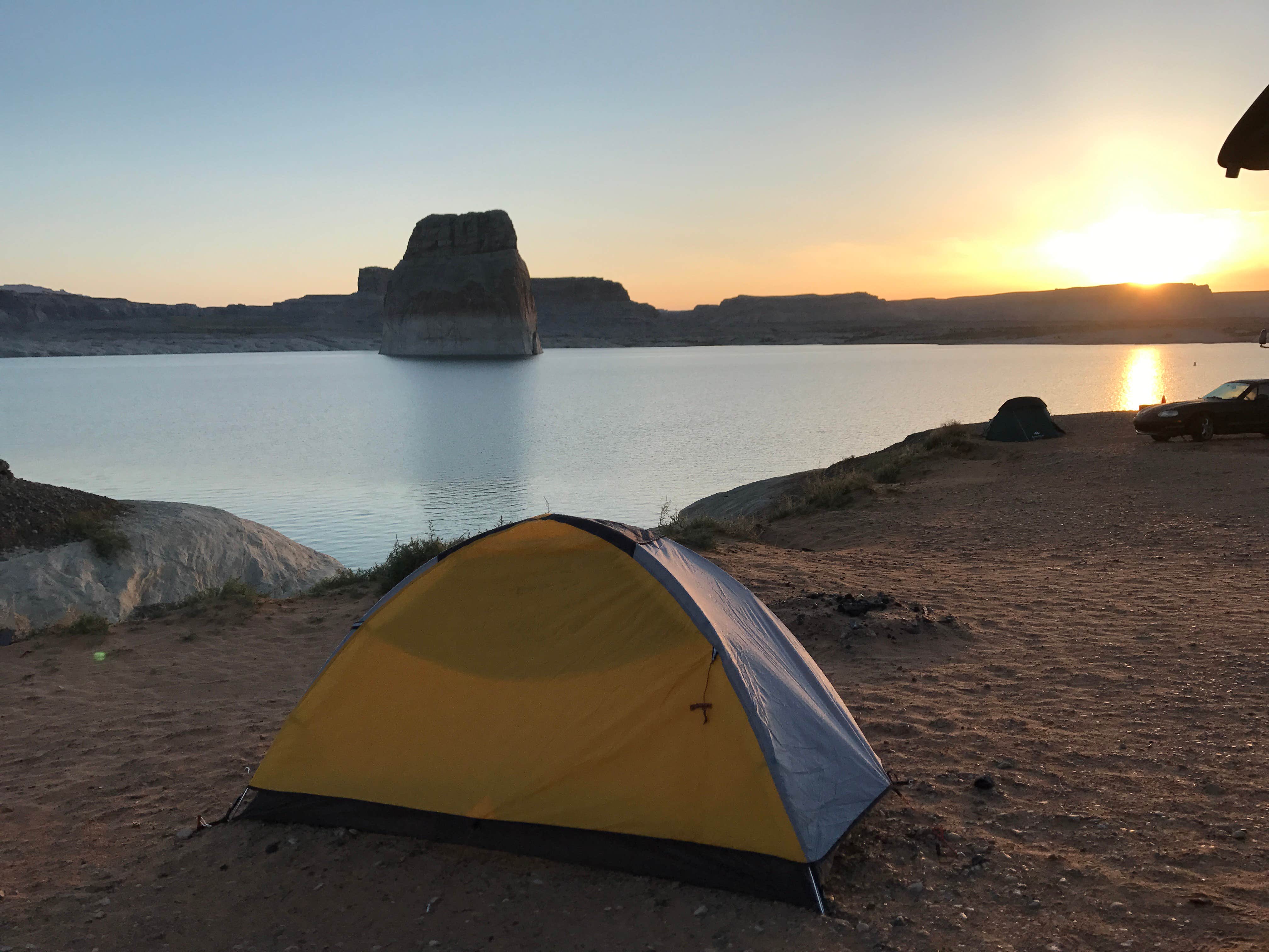 Mai K.'s photo at Lone Rock Beach Primitive Camping Area — Glen Canyon National Recreation Area near Big Water, UT
