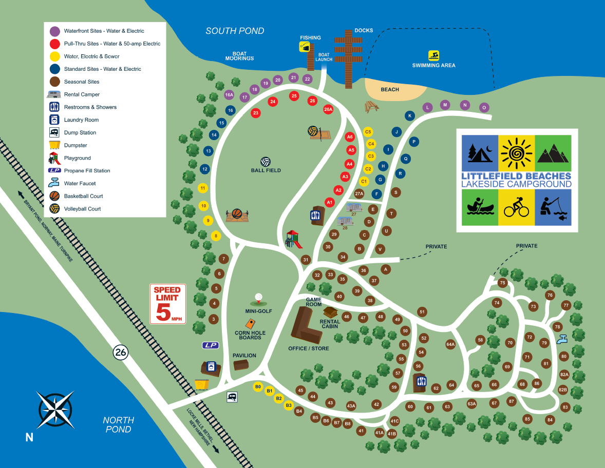 Camper-submitted photo at Littlefield Beaches Campground near Greenwood, ME