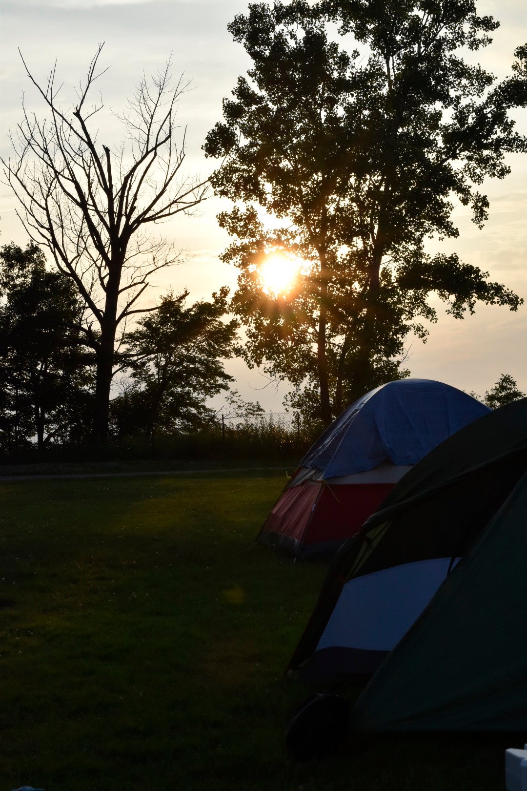 Sunset from the campground.