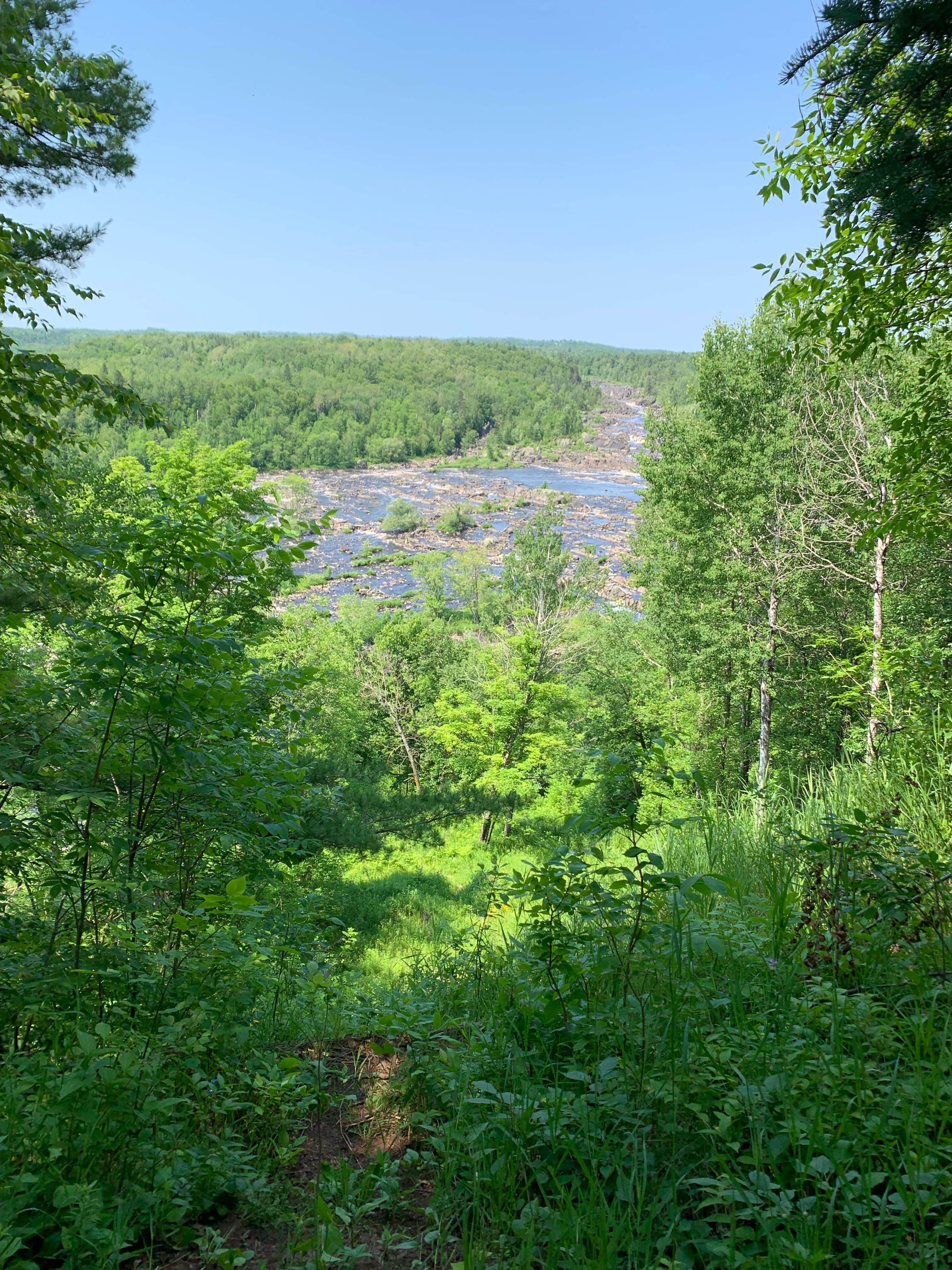 From one of the scenic overlooks