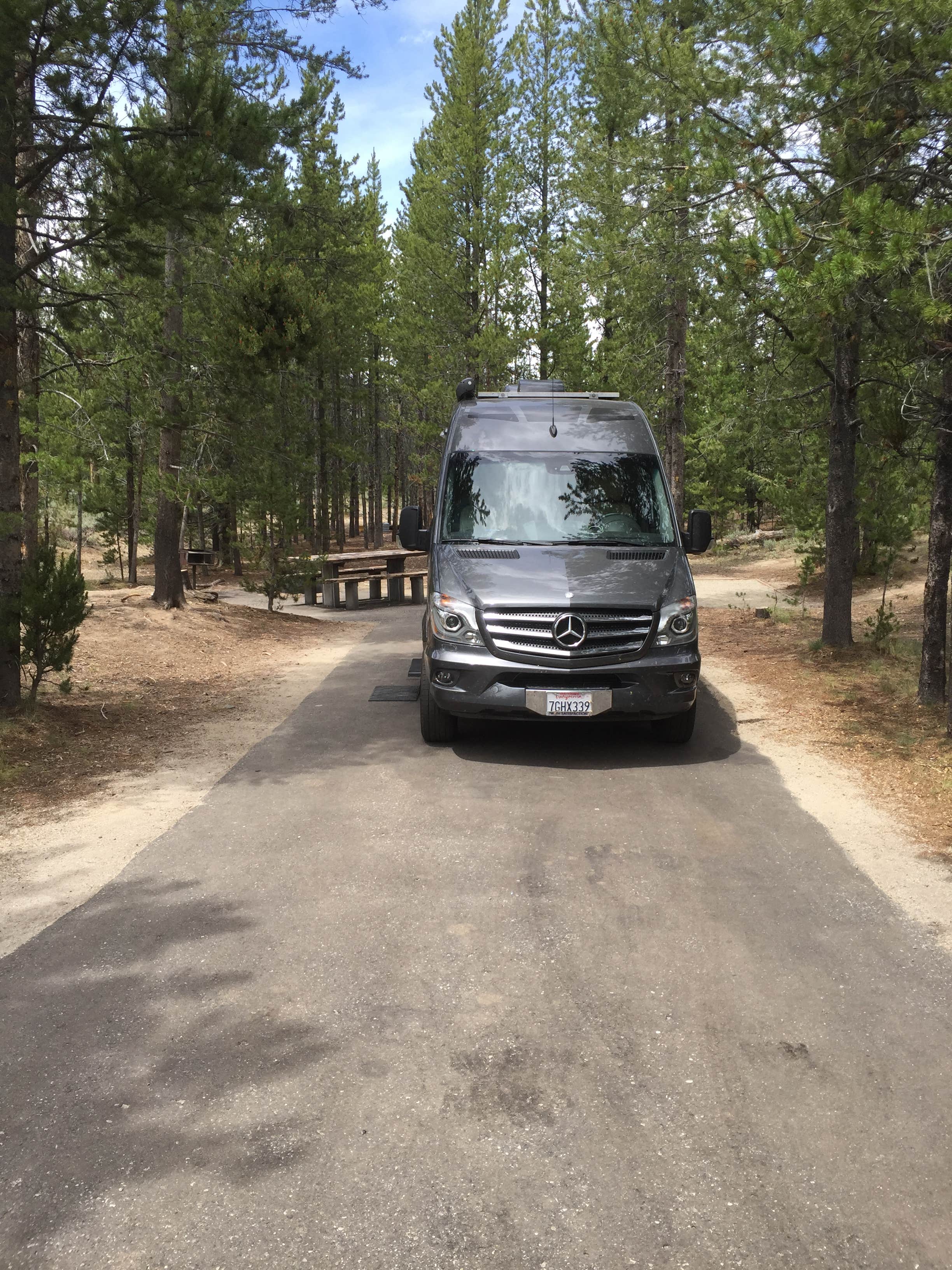 Drea M.'s photo of rv camping at Glacier View Campground near Stanley, ID
