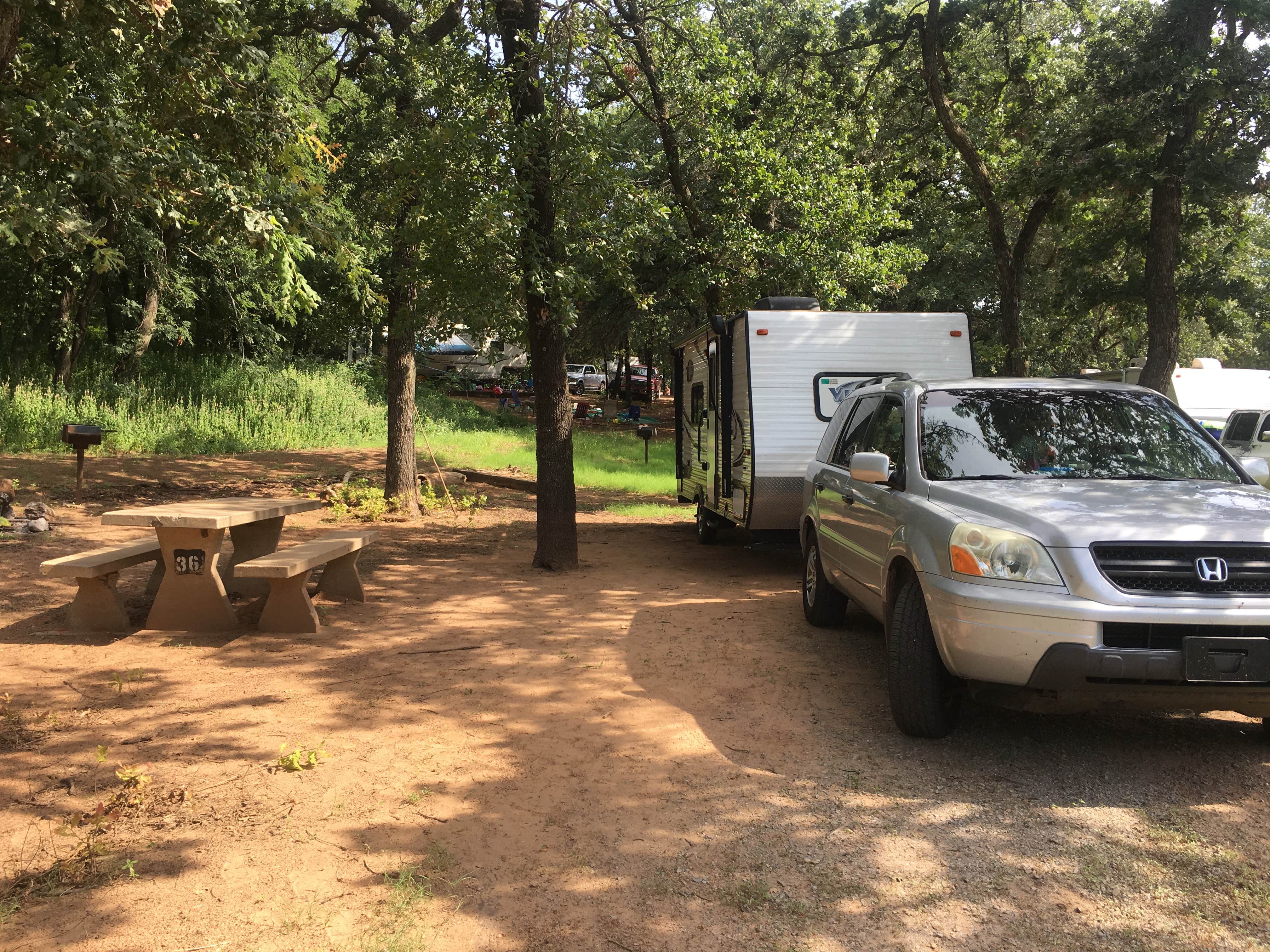 Ashley H.'s photo of rv camping at Fort Cobb State Park Campground near Weatherford, OK