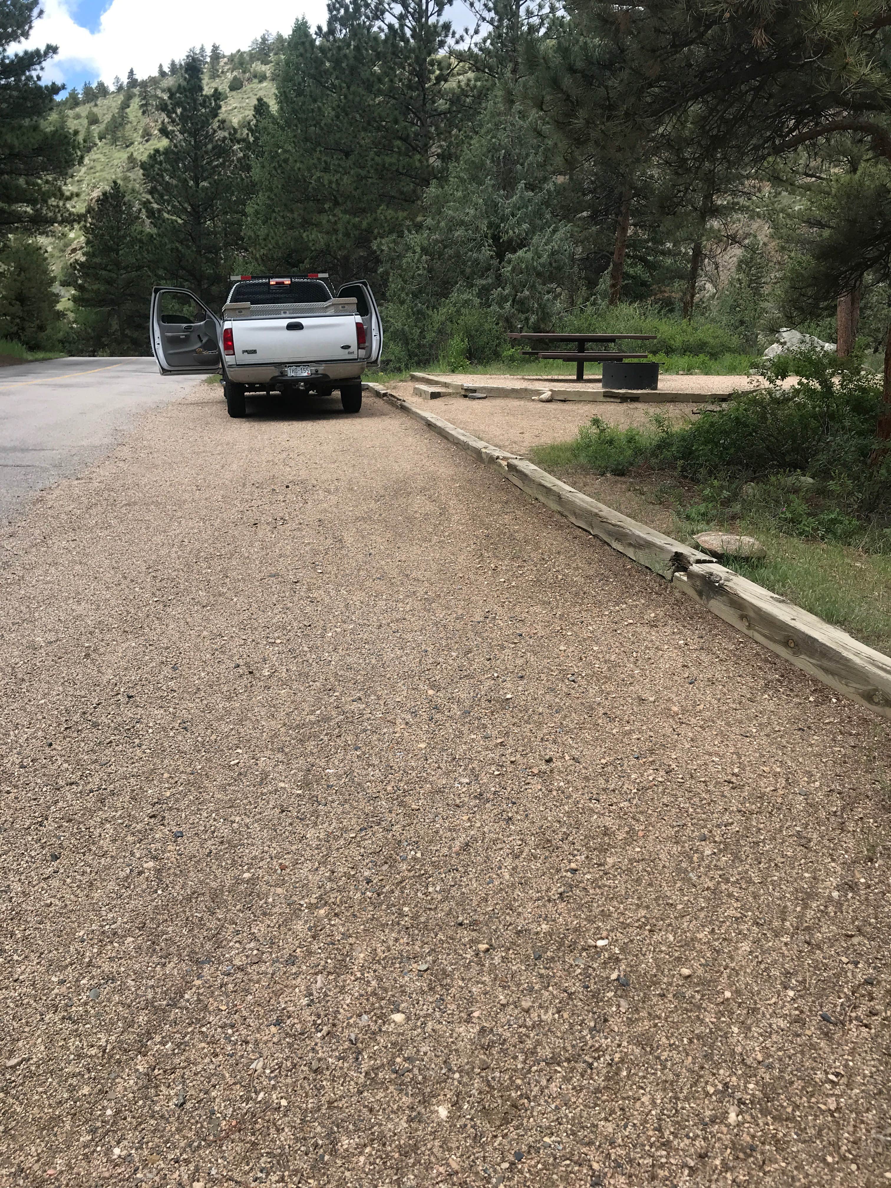 Plenty of parking at site #33